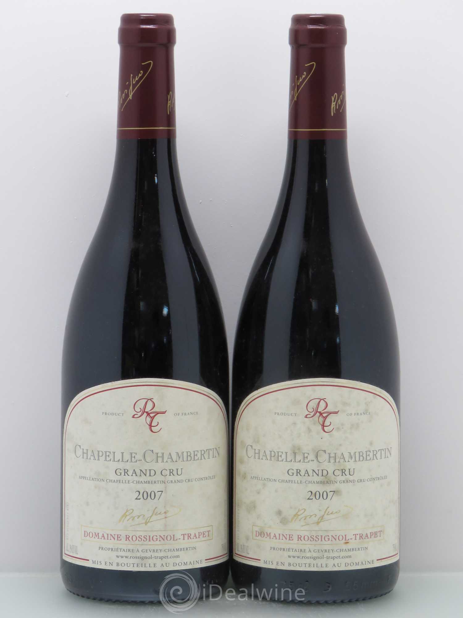 Chapelle-Chambertin Grand Cru Rossignol-Trapet (Domaine) 2007 - Lot de 2 bouteilles - 0