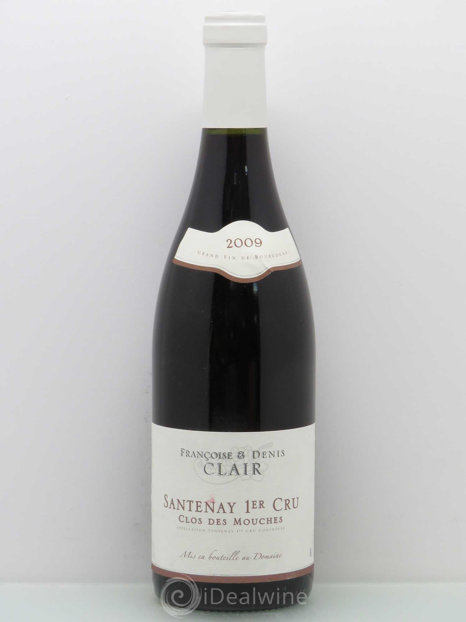 Santenay 1er Cru Denis Clair Clos Des Mouches 2009 - Posten von 1 Flasche - 0