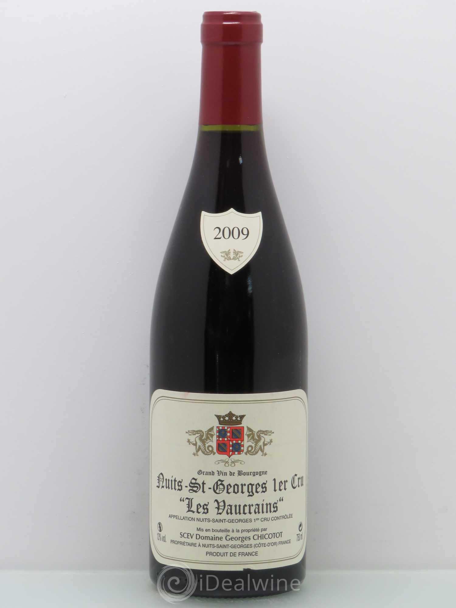 Nuits-Saint-Georges 1er Cru Chicotot 2009 - Lot de 1 bouteille - 0