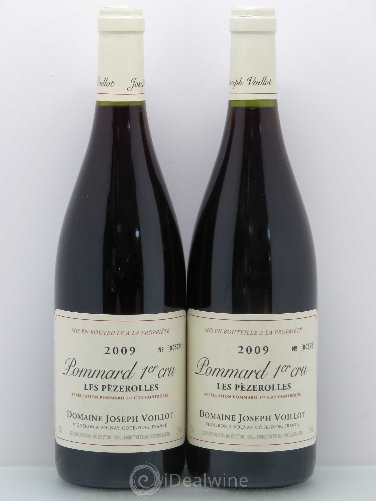 Pommard 1er Cru Joseph Voillot Pezerolles 2009 - Posten von 2 Flaschen - 0