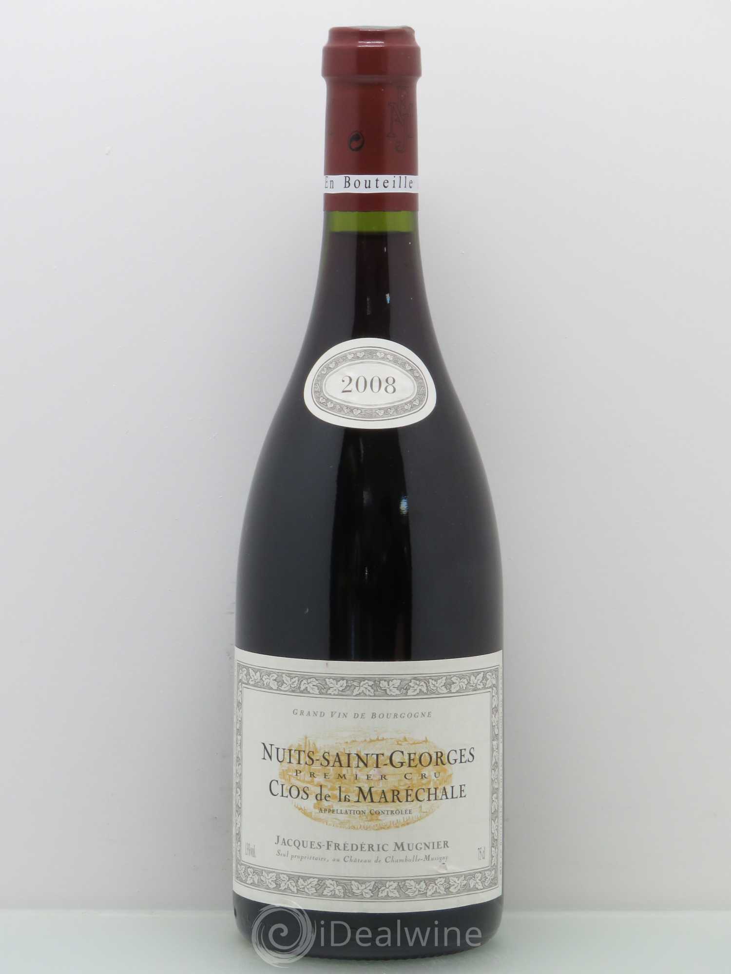 Nuits-Saint-Georges 1er Cru Clos de La Maréchale Jacques-Frédéric Mugnier 2008 - Lot de 1 bouteille - 0