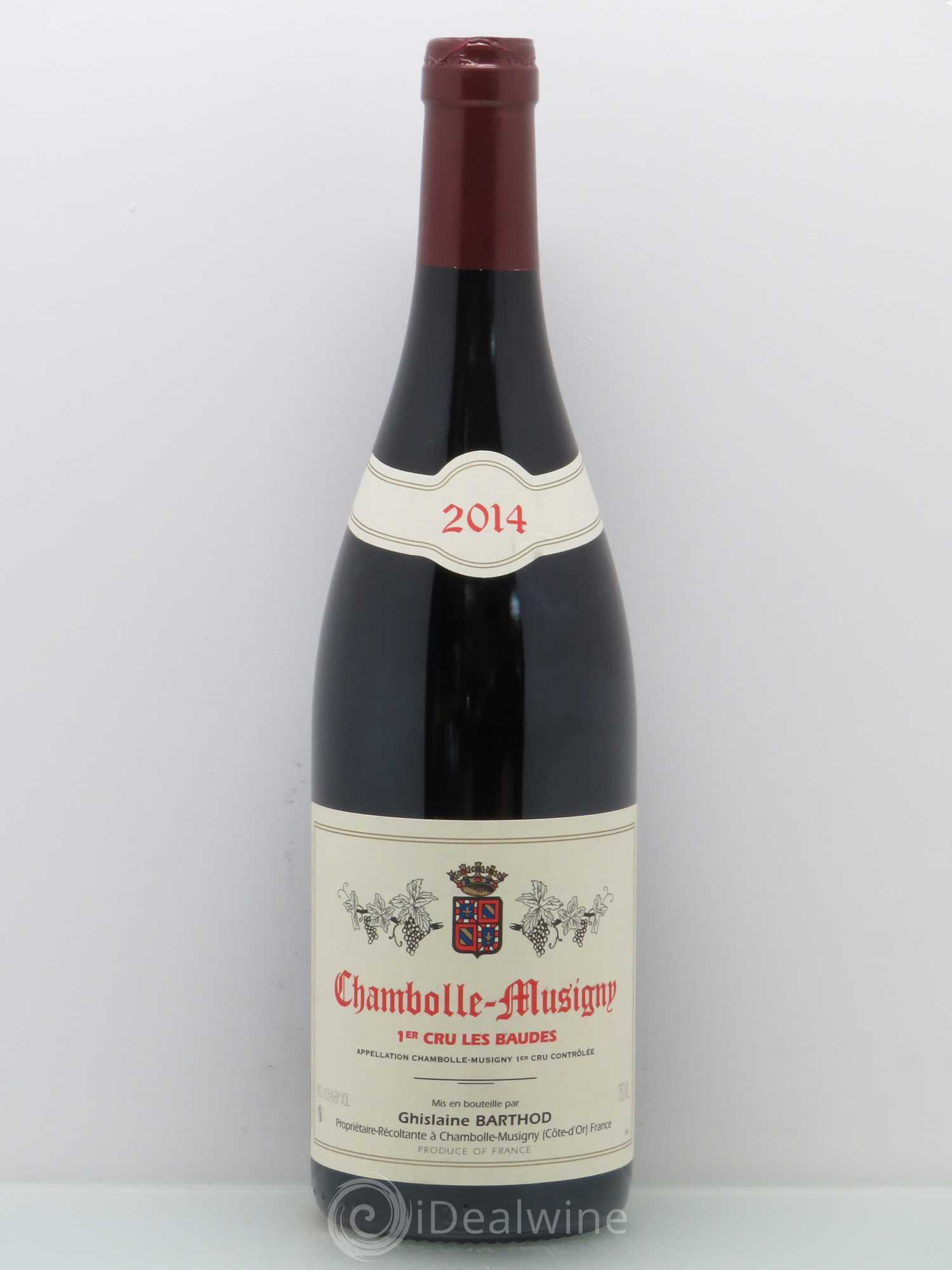 Chambolle-Musigny 1er Cru Les Baudes Ghislaine Barthod 2014 - Lot de 1 bouteille - 0
