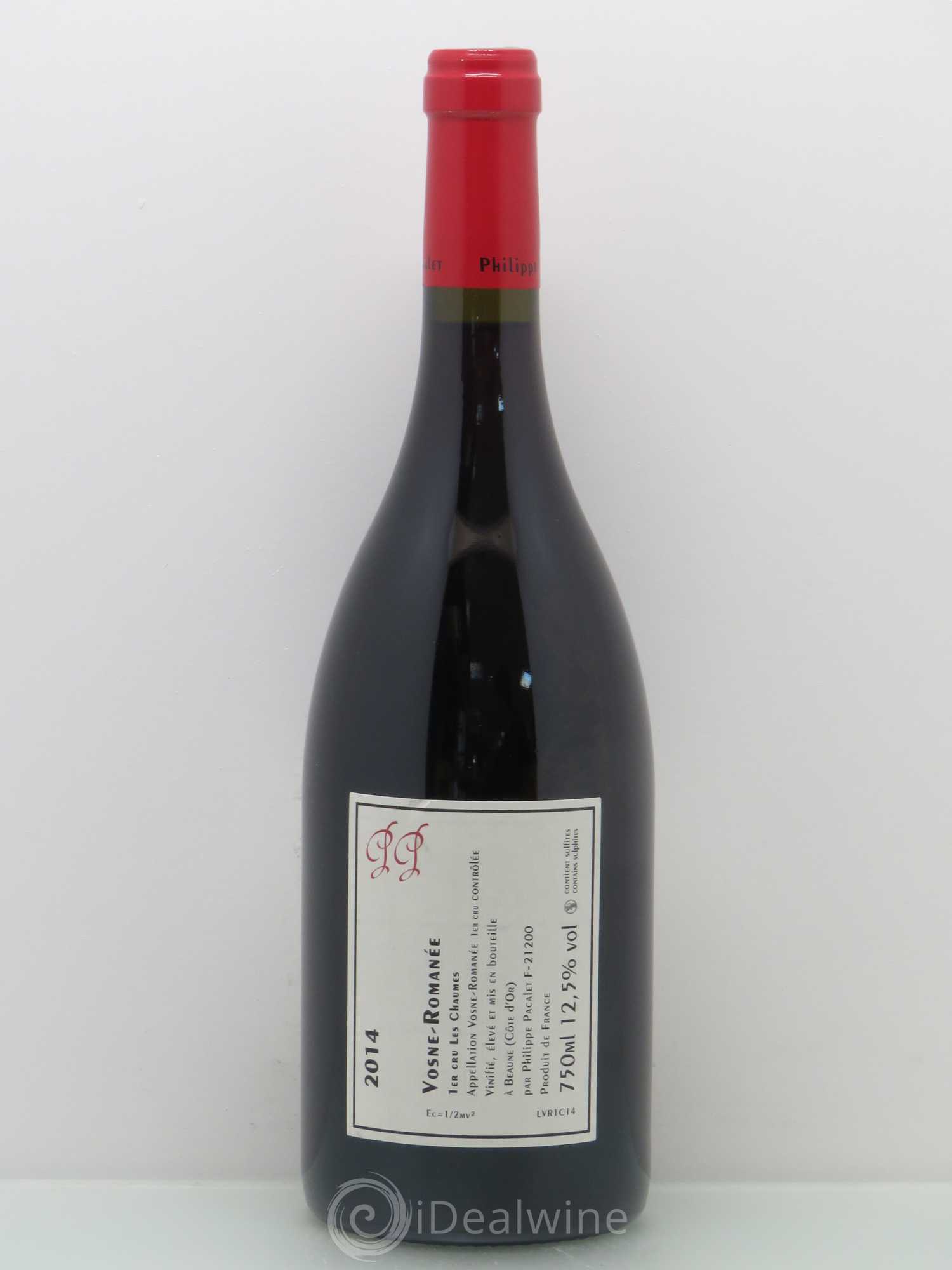 Vosne-Romanée 1er Cru Philippe Pacalet Les Chaumes 2014 - Posten von 1 Flasche - 1