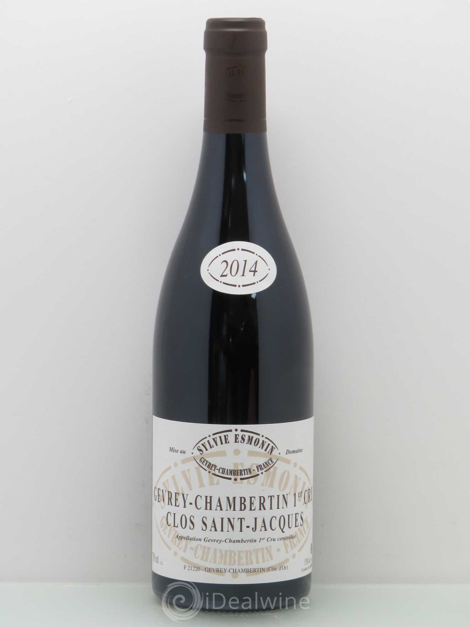 Gevrey-Chambertin 1er Cru Clos Saint Jacques Sylvie Esmonin 2014 - Lot de 1 bouteille - 0