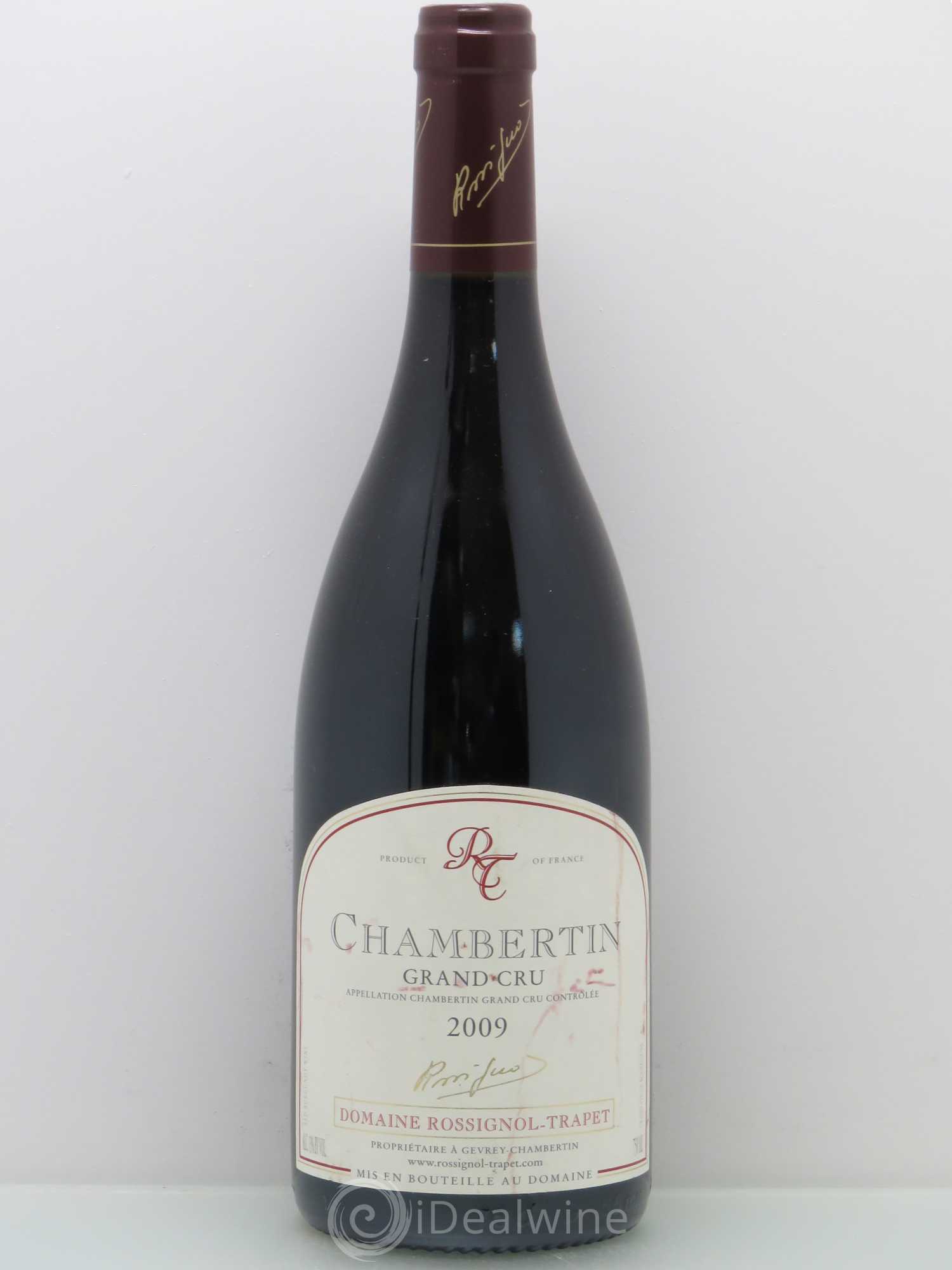 Chambertin Grand Cru Rossignol-Trapet (Domaine) 2009 - Lot de 1 bouteille - 0