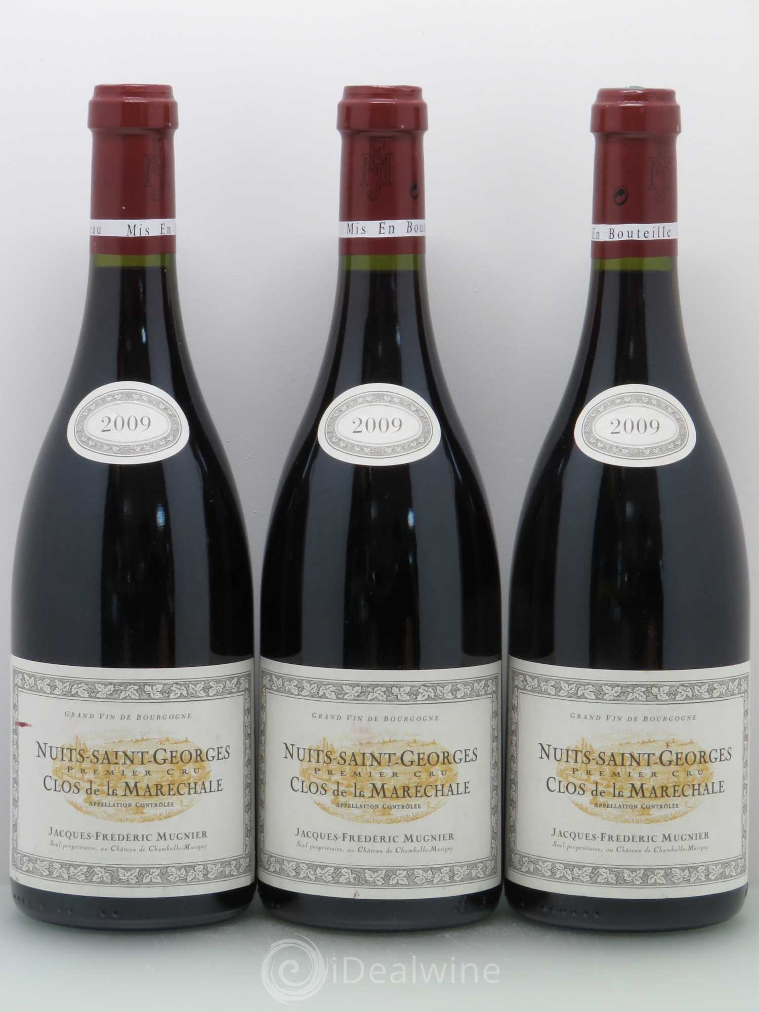 Nuits-Saint-Georges 1er Cru Clos de La Maréchale Jacques-Frédéric Mugnier 2009 - Lot de 3 bouteilles - 0