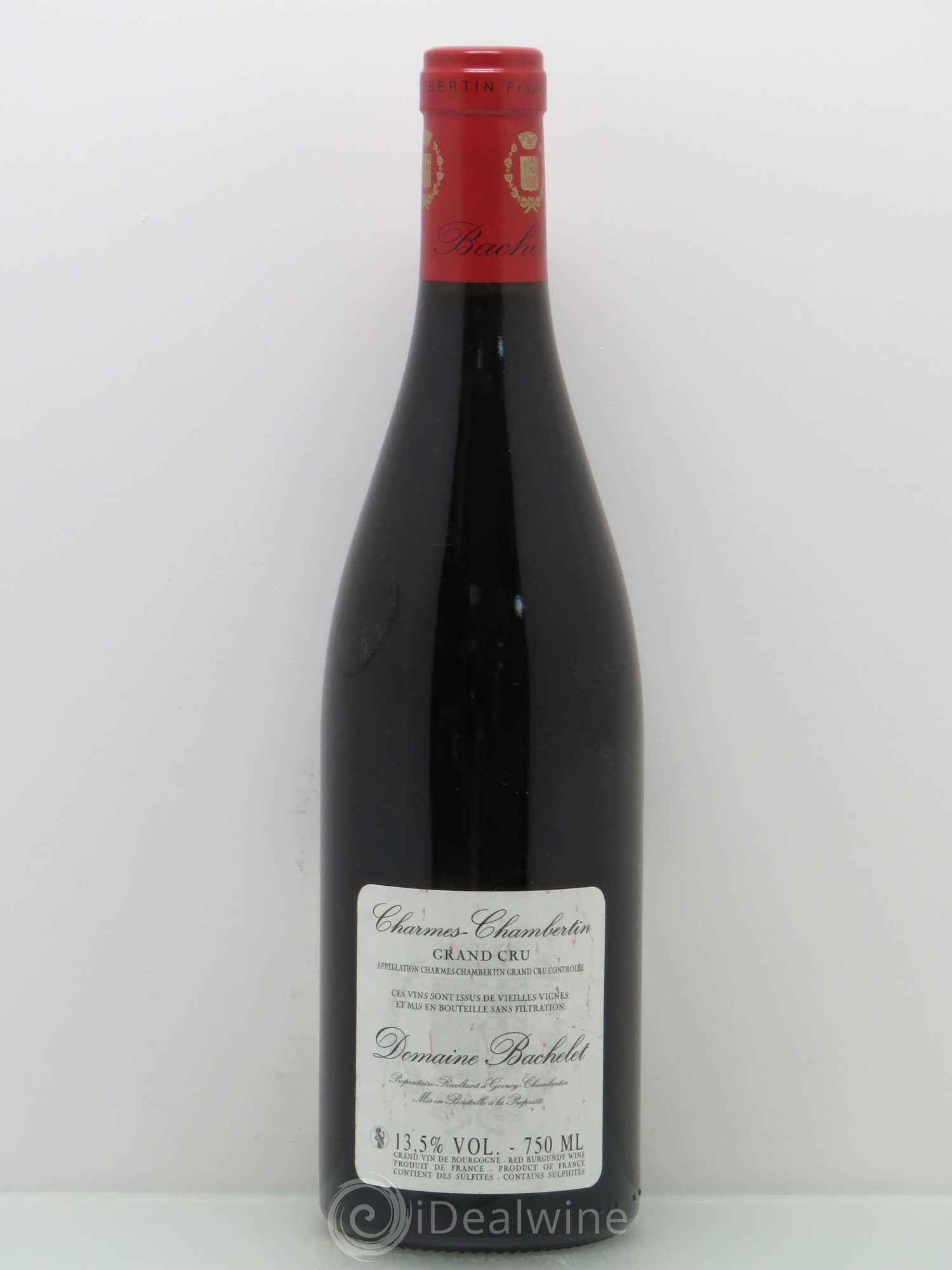Charmes-Chambertin Grand Cru Vieilles Vignes Denis Bachelet (Domaine) Vieilles Vignes  2006 - Lot de 1 bouteille - 1