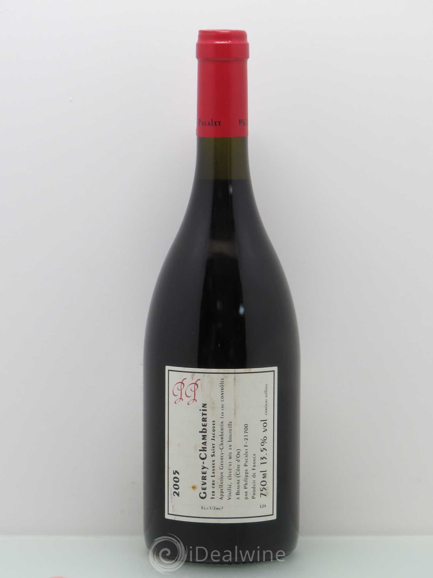 Gevrey-Chambertin 1er Cru Philippe Pacalet Lavaux Saint Jacques 2005 - Posten von 1 Flasche - 1