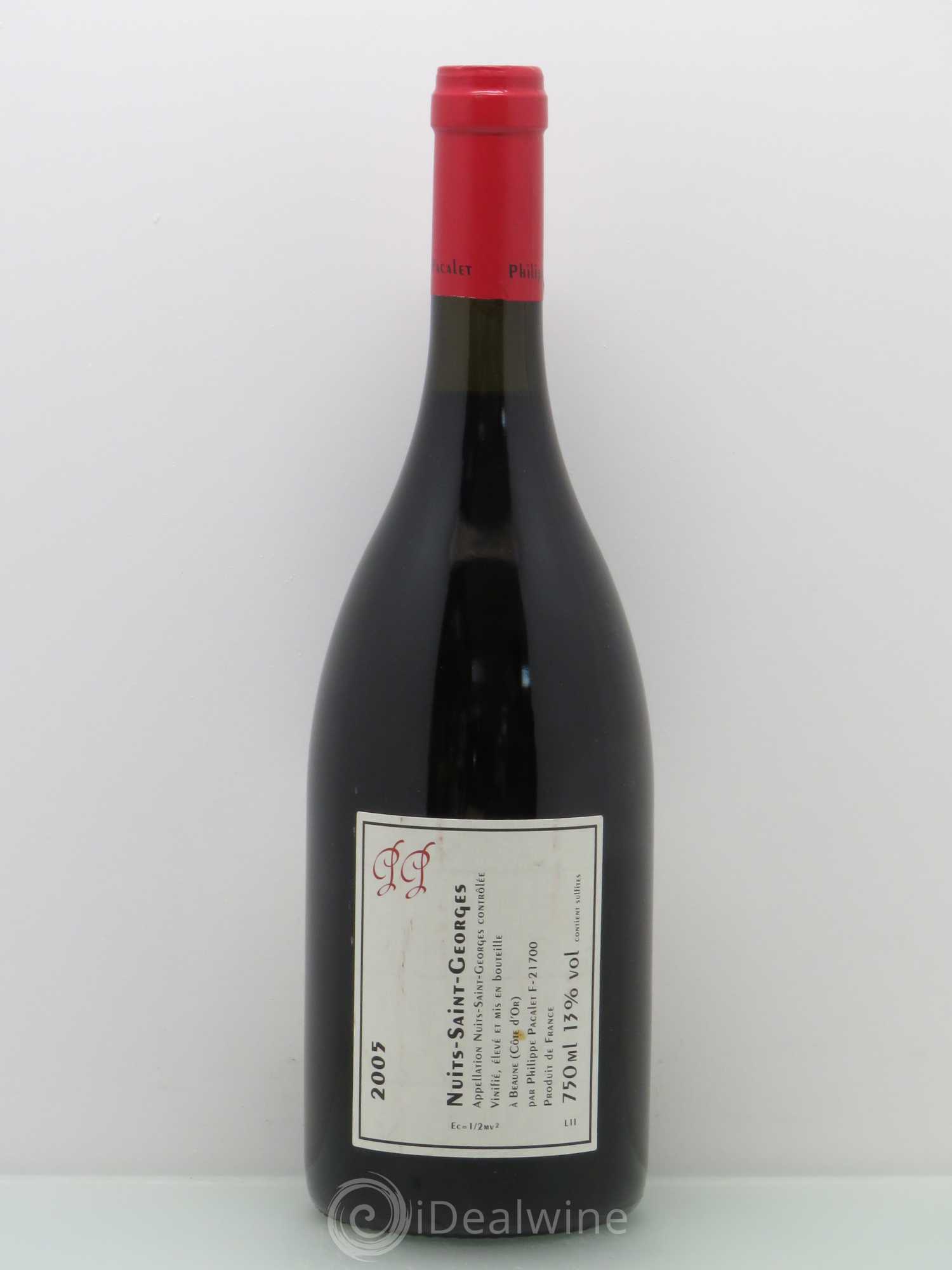 Nuits-Saint-Georges Philippe Pacalet 2005 - Lot de 1 bouteille - 1