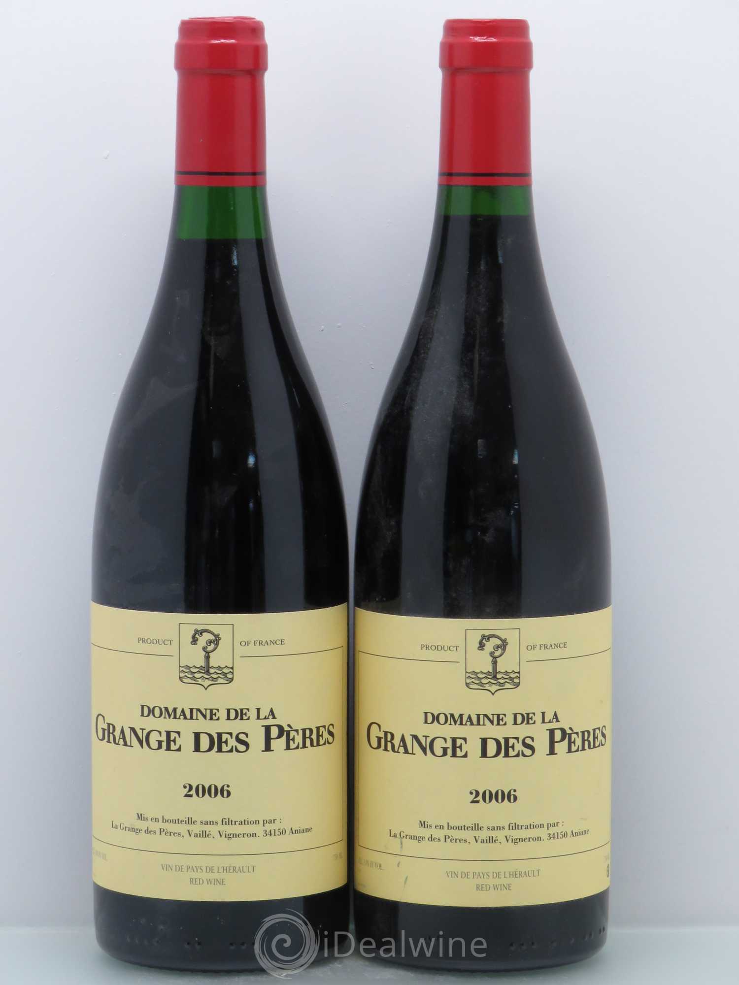 Pays d'Hérault Grange des Pères Laurent Vaillé 2006 - Lot de 2 bouteilles - 0