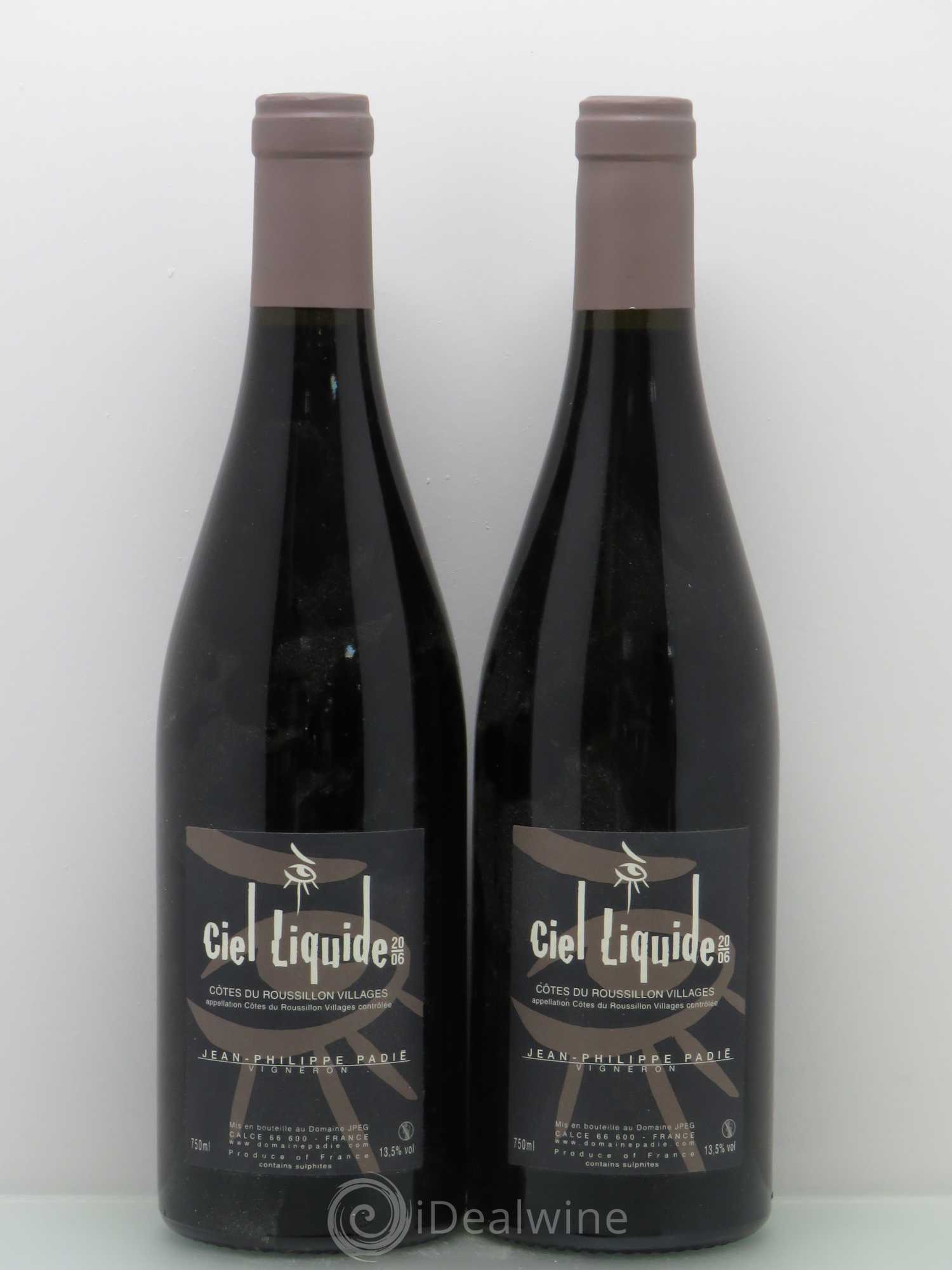 Côtes du Roussillon Jean Philippe Padie Ciel Liquide 2006 - Lotto di 2 bottiglie - 0