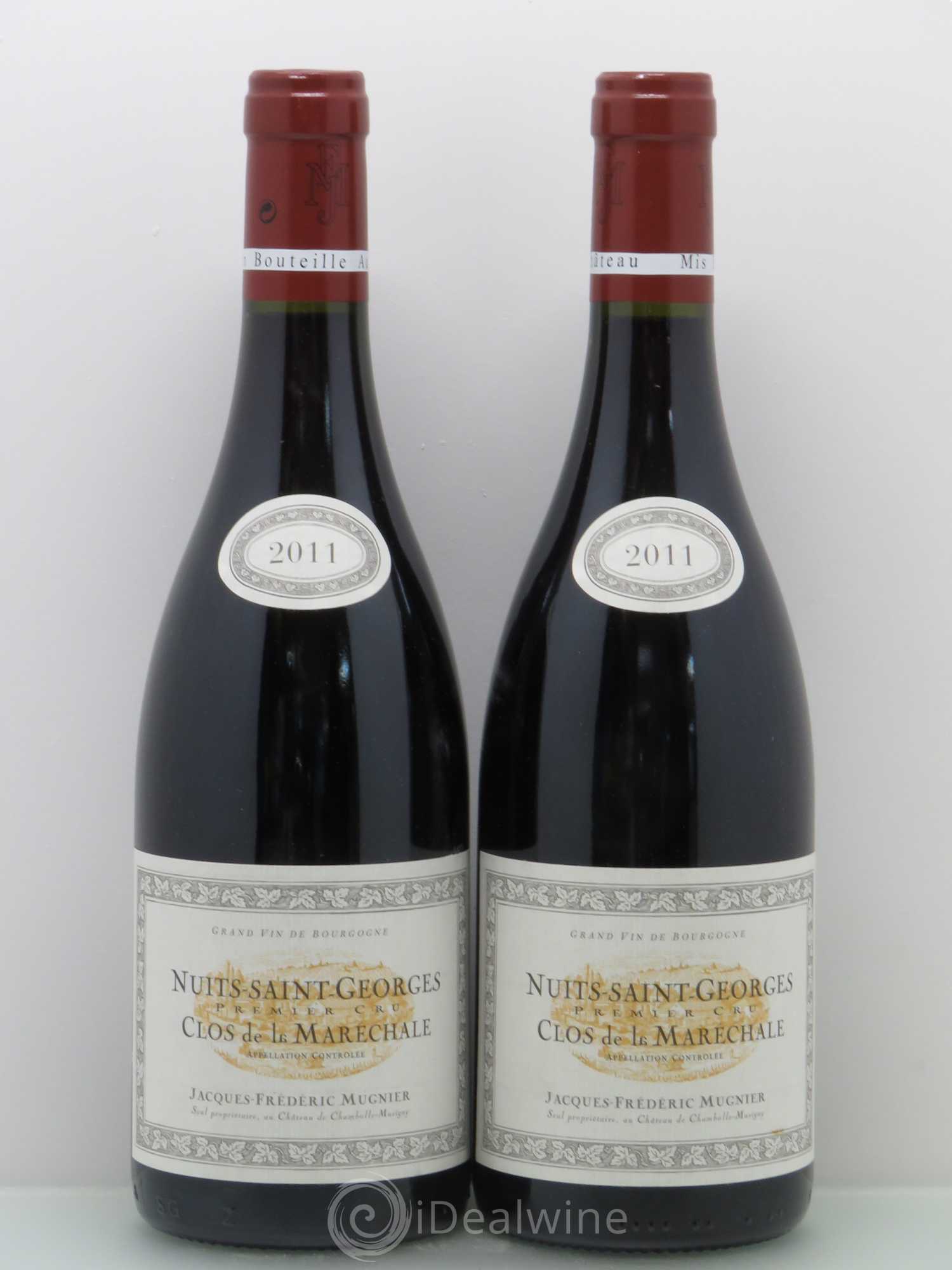 Nuits-Saint-Georges 1er Cru Clos de La Maréchale Jacques-Frédéric Mugnier 2011 - Lot de 2 bouteilles - 0