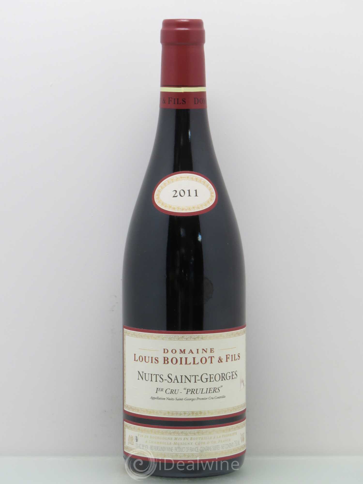 Nuits-Saint-Georges 1er Cru Louis Boillot Pruliers 2011 - Posten von 1 Flasche - 0