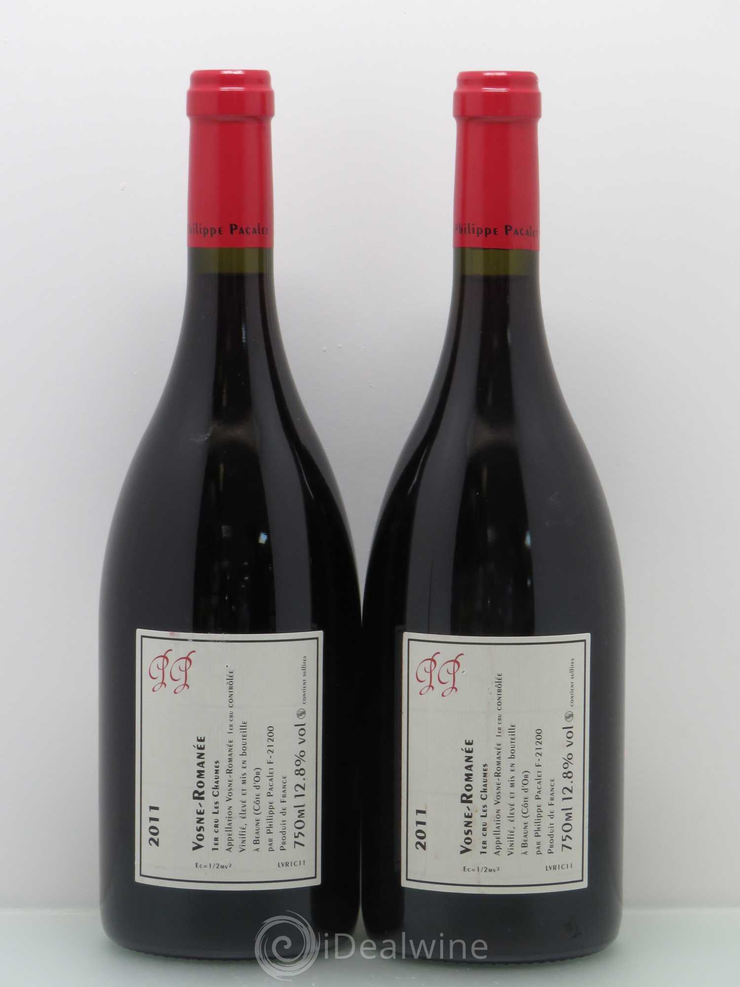 Vosne-Romanée 1er Cru Philippe Pacalet Chaumes 2011 - Lot de 2 bouteilles - 1