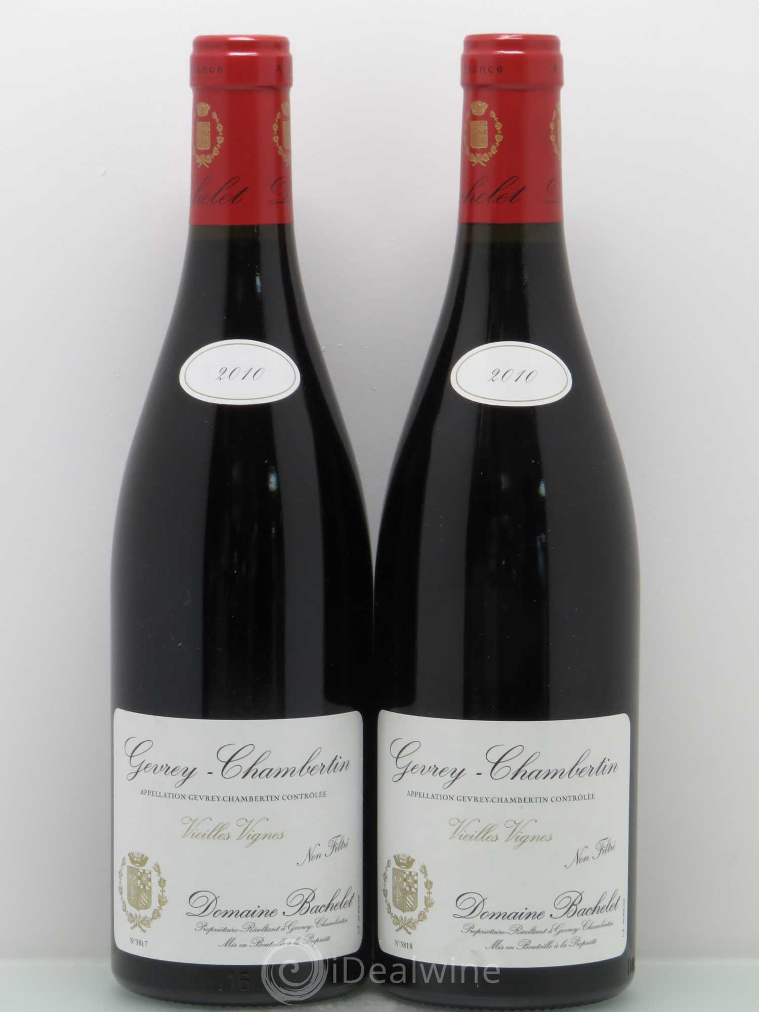 Gevrey-Chambertin Denis Bachelet Vieilles Vignes 2010 - Posten von 2 Flaschen - 0