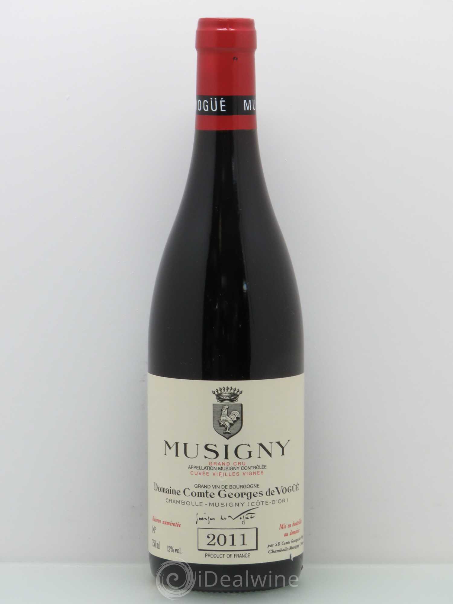 Musigny Grand Cru Cuvée Vieilles Vignes Comte Georges de Vogüé Cuvée vieilles vignes 2011 - Lot de 1 bouteille - 0