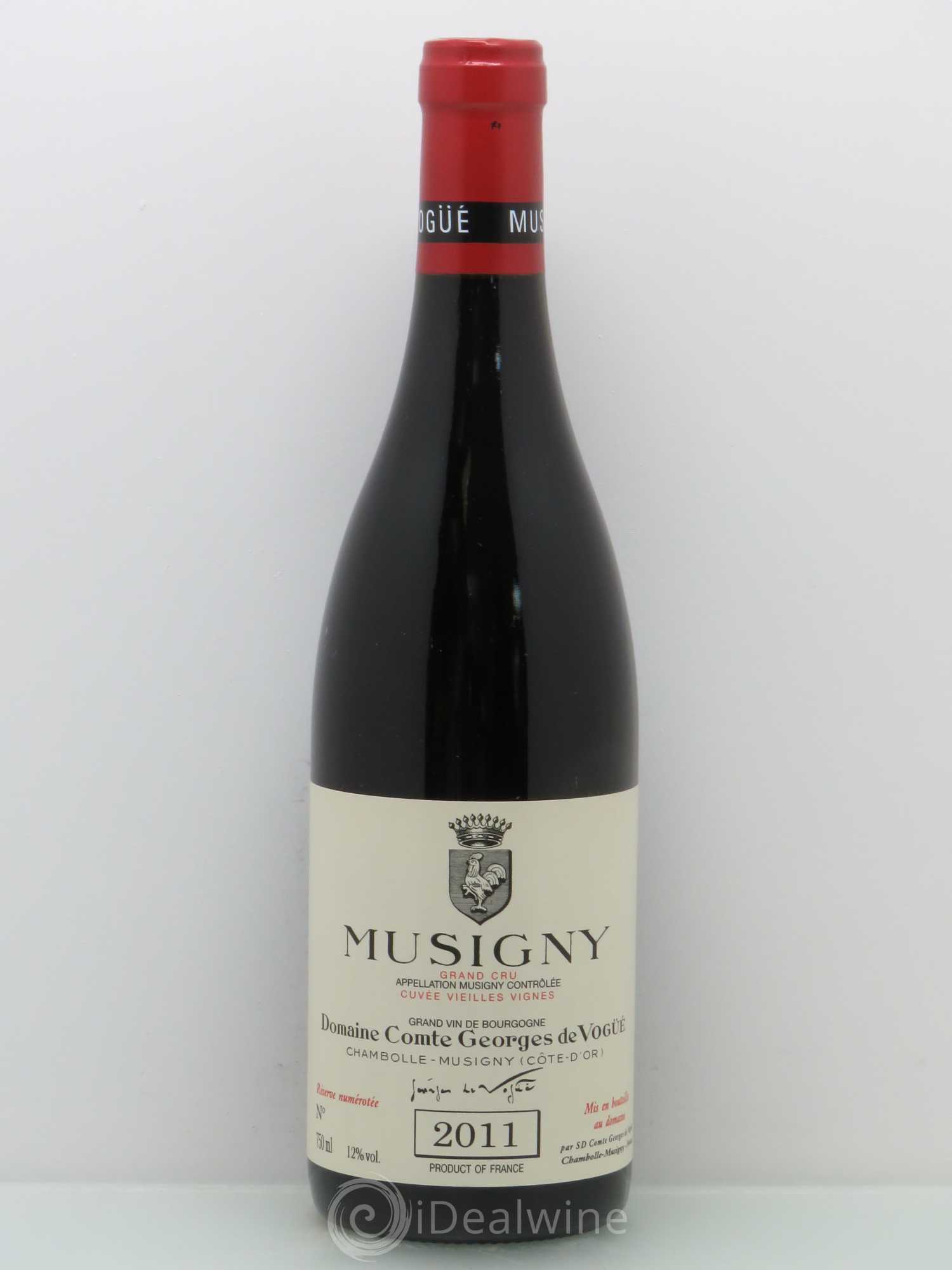 Musigny Grand Cru Cuvée Vieilles Vignes Comte Georges de Vogüé Cuvée vieilles vignes 2011 - Posten von 1 Flasche - 0