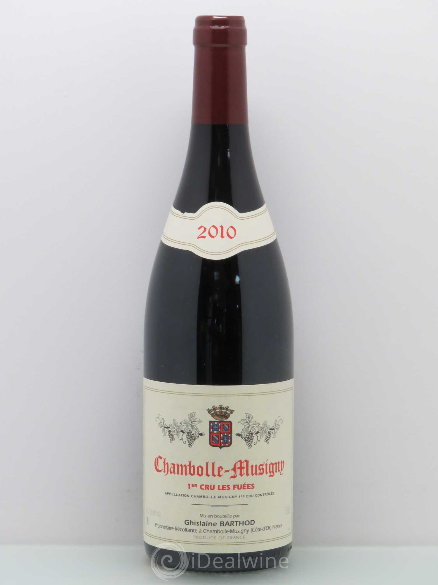Chambolle-Musigny 1er Cru Les Fuées Ghislaine Barthod 2010 - Lot de 1 bouteille - 0