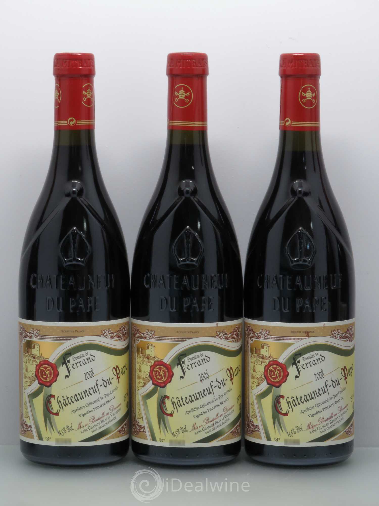 Châteauneuf-du-Pape Domaine De Ferrand 2008 - Lot de 6 bouteilles - 1
