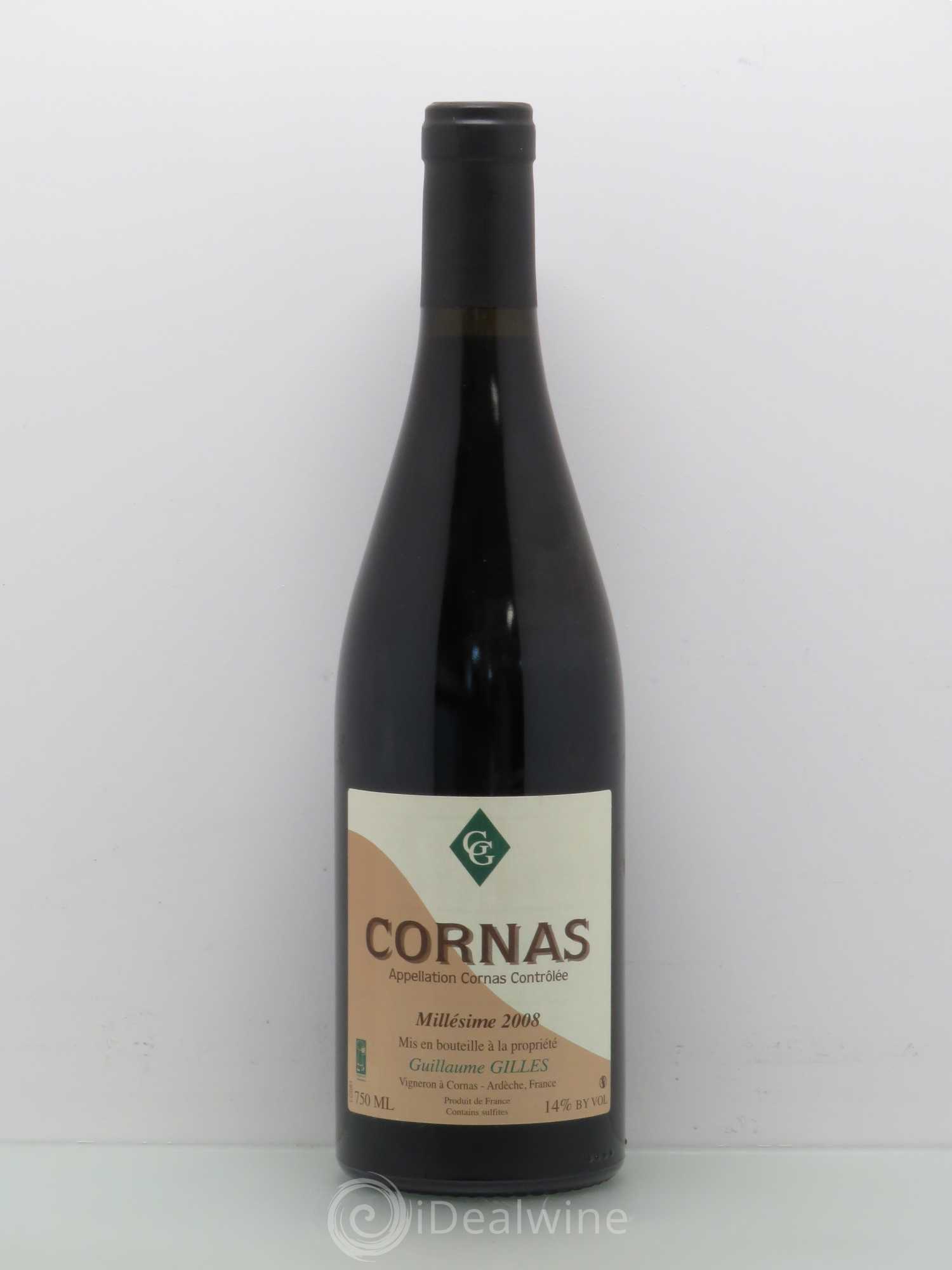 Cornas Guillaume Gilles 2008 - Lot de 1 bouteille - 0
