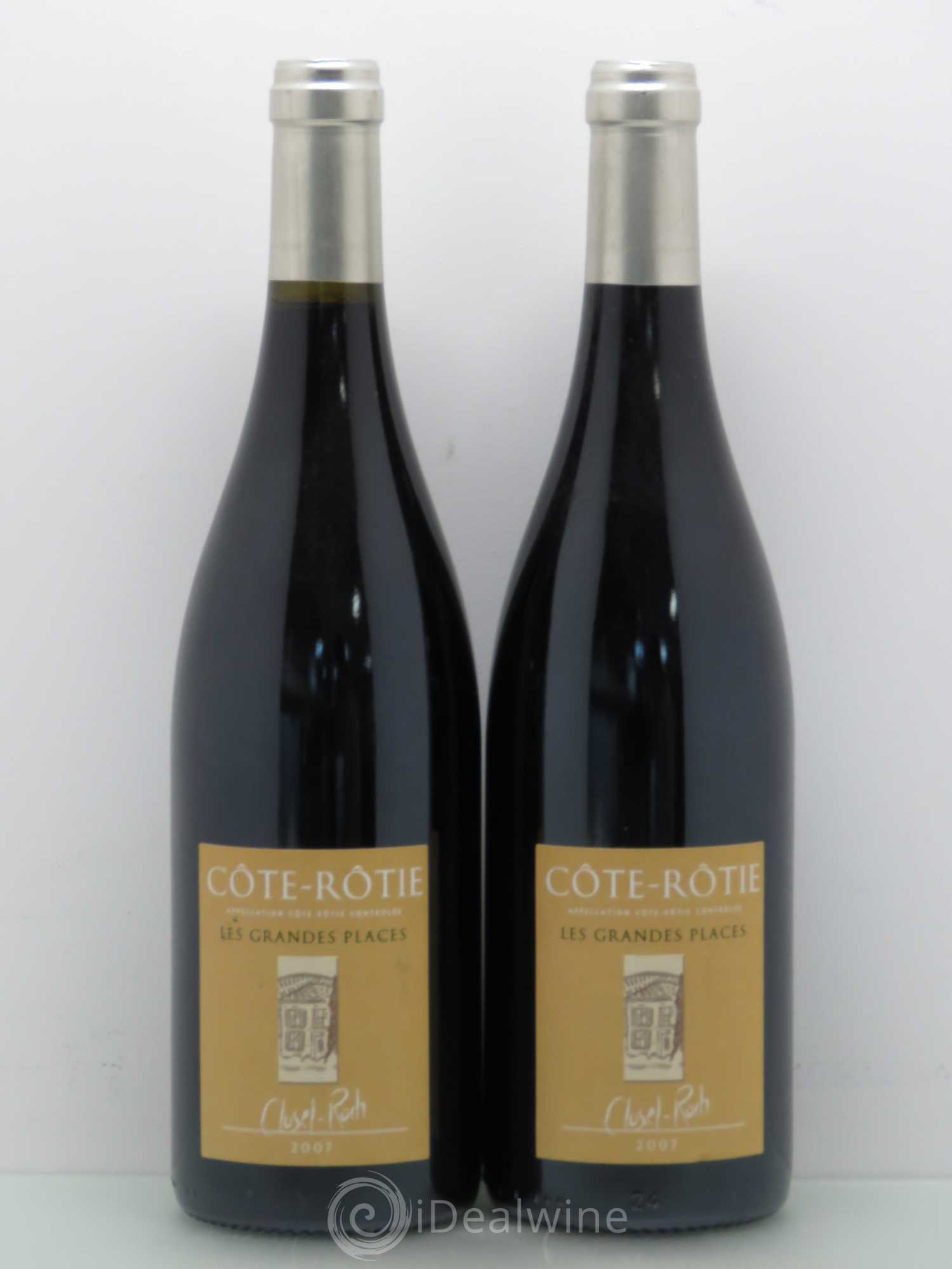 Côte-Rôtie Les Grandes Places Clusel-Roch 2007 - Lot de 2 bouteilles - 0