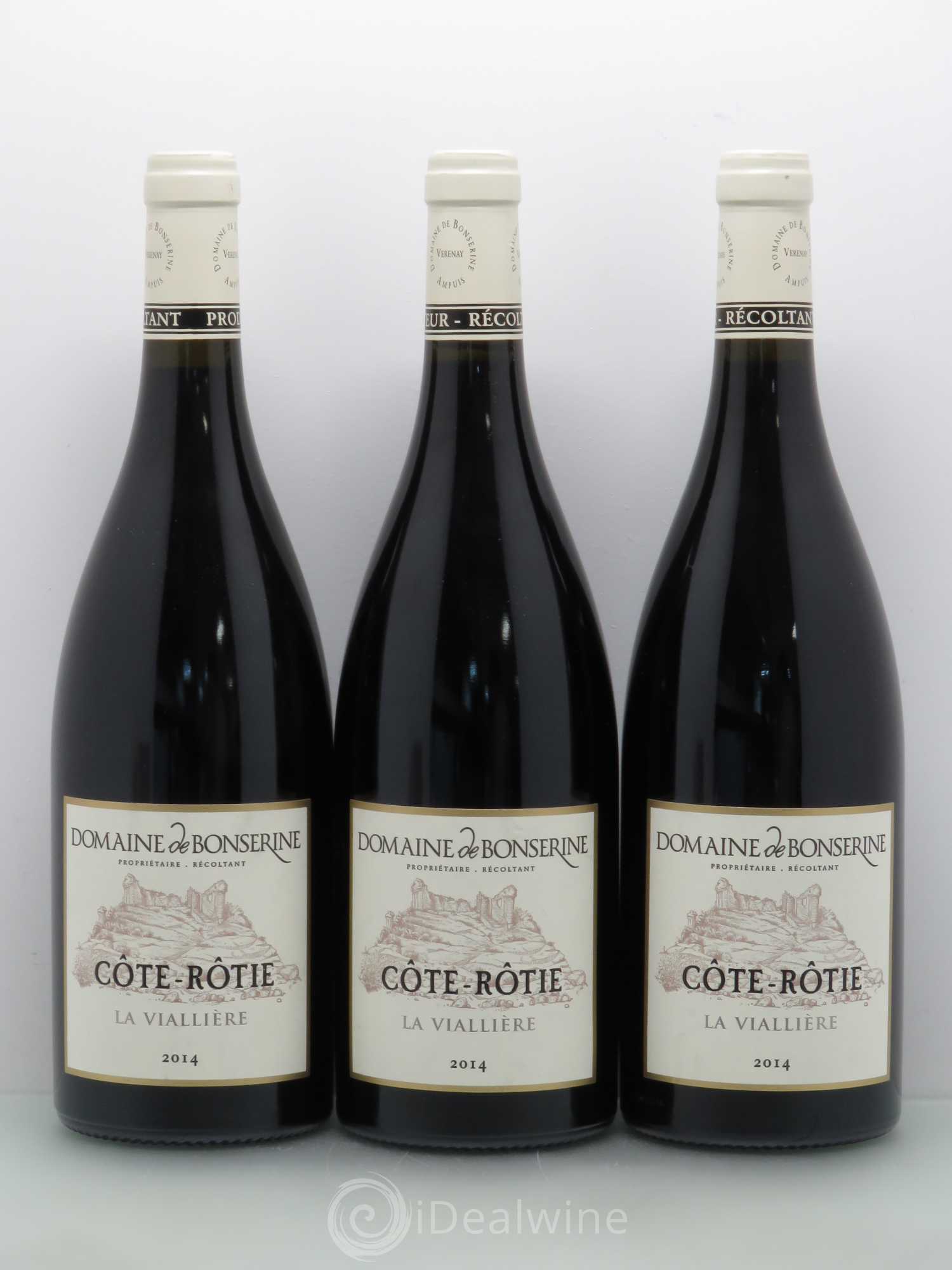 Côte-Rôtie La Viallière Bonserine (Domaine de) 2014 - Lot de 3 bouteilles - 0