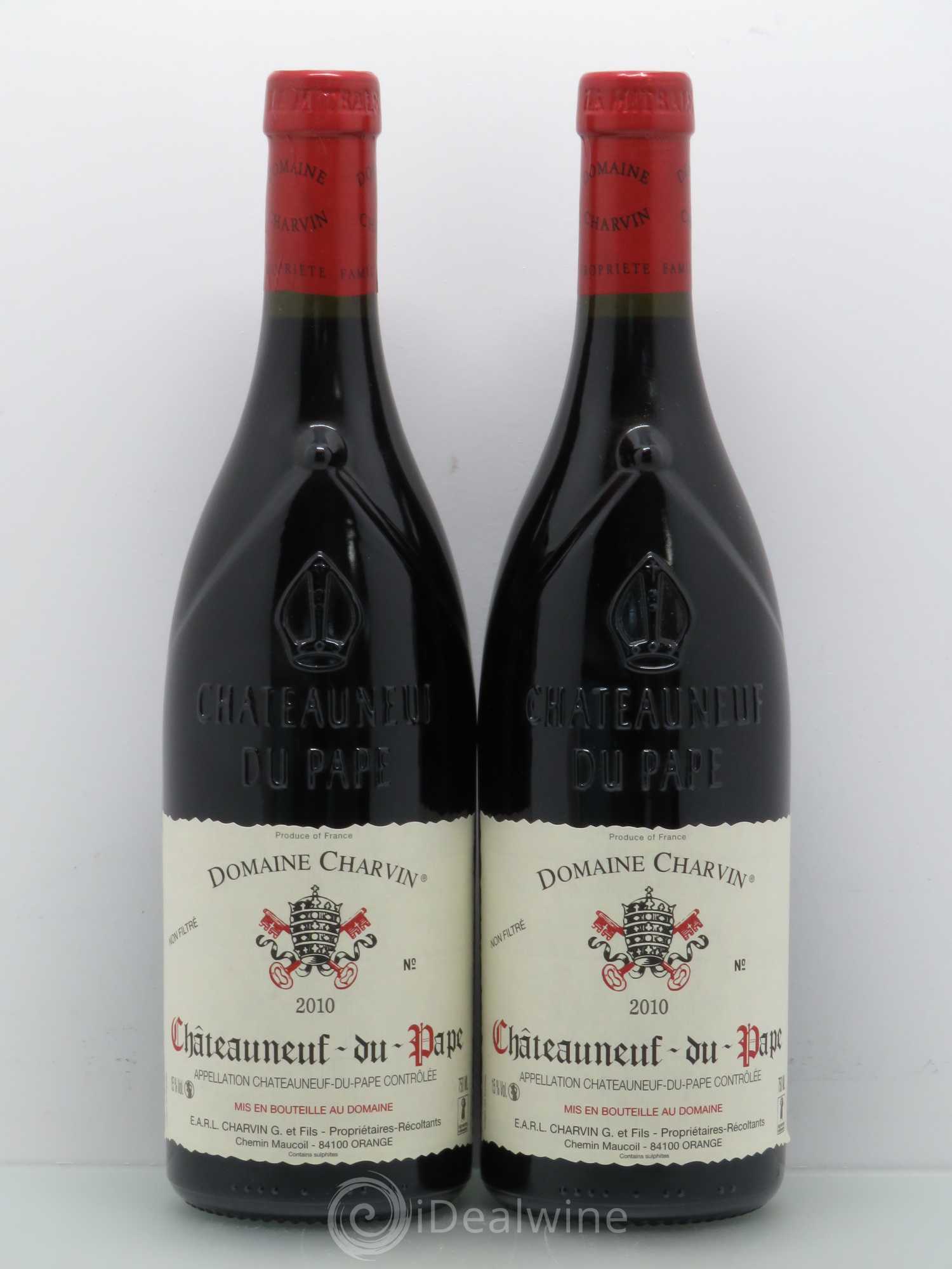 Châteauneuf-du-Pape Charvin (Domaine) 2010 - Lot de 2 bouteilles - 0