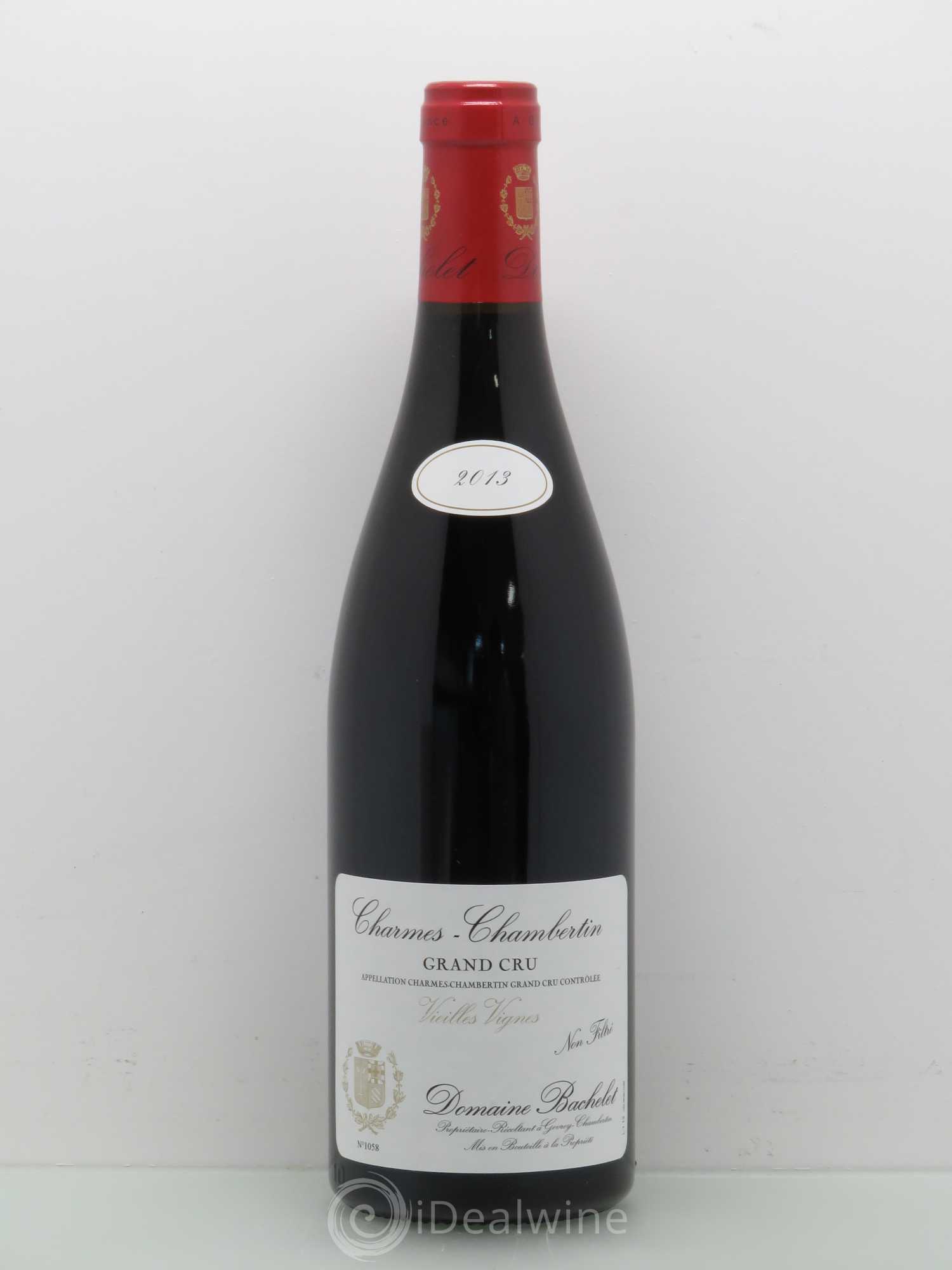 Charmes-Chambertin Grand Cru Vieilles Vignes Denis Bachelet (Domaine) Vieilles Vignes 2013 - Lot de 1 bouteille - 0