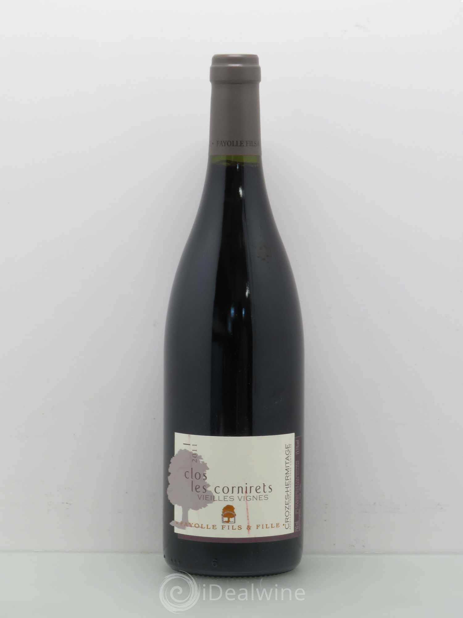 Crozes-Hermitage Domaine Fils Et Fille Fayolle Clos Des Cornirets vieilles Vignes 2011 - Posten von 1 Flasche - 0