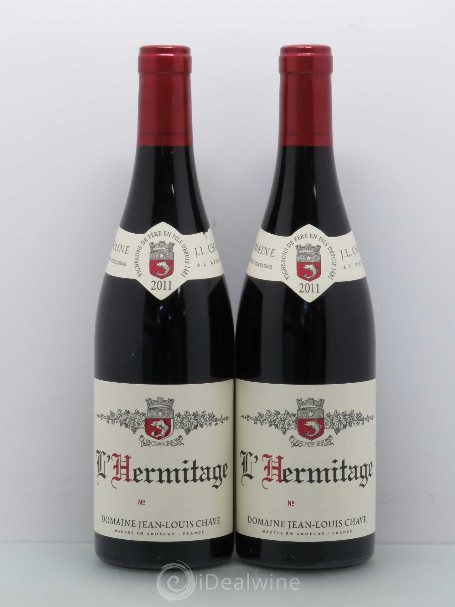 Hermitage Jean-Louis Chave 2011 - Lot de 2 bouteilles - 0