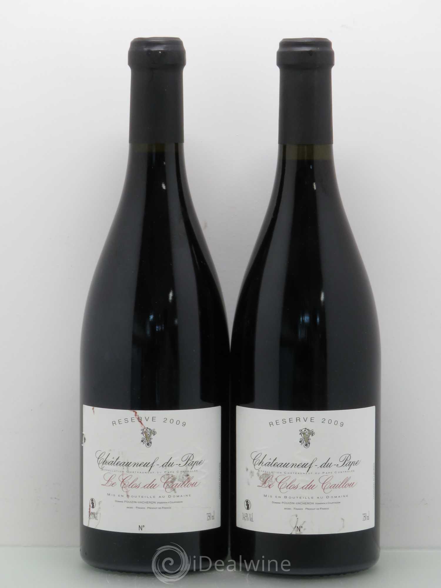 Châteauneuf-du-Pape Domaine Le Clos du Caillou Réserve Sylvie Vacheron 2009 - Lot de 4 bouteilles - 2