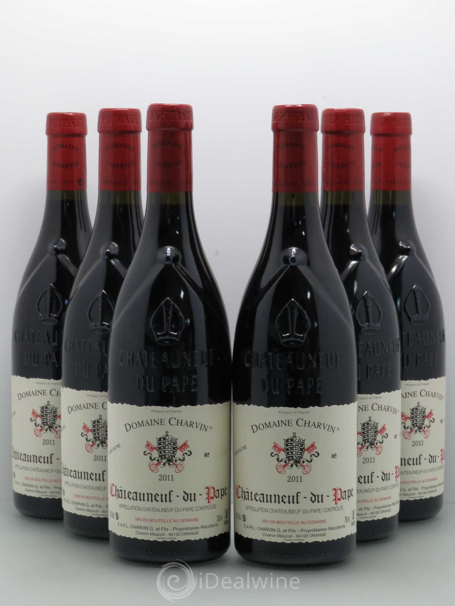 Châteauneuf-du-Pape Charvin (Domaine) 2011 - Lot de 6 bouteilles - 0