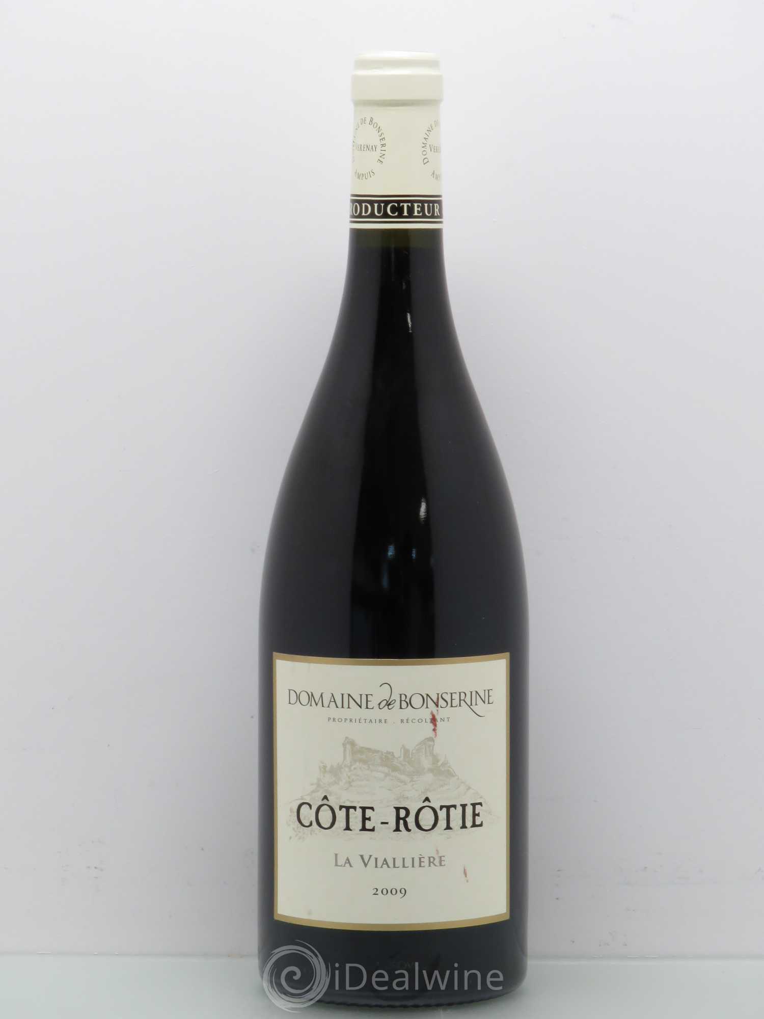 Côte-Rôtie La Viallière Bonserine (Domaine de) 2009 - Lot de 1 bouteille - 0