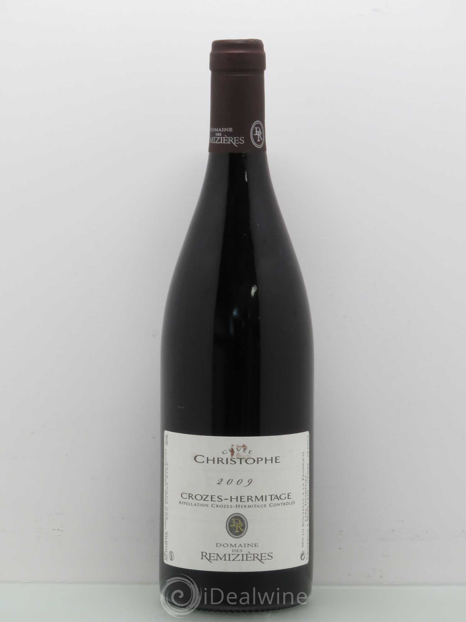 Crozes-Hermitage Cuvée Christophe Rémizières (Domaine des) 2009 - Lot de 1 bouteille - 0