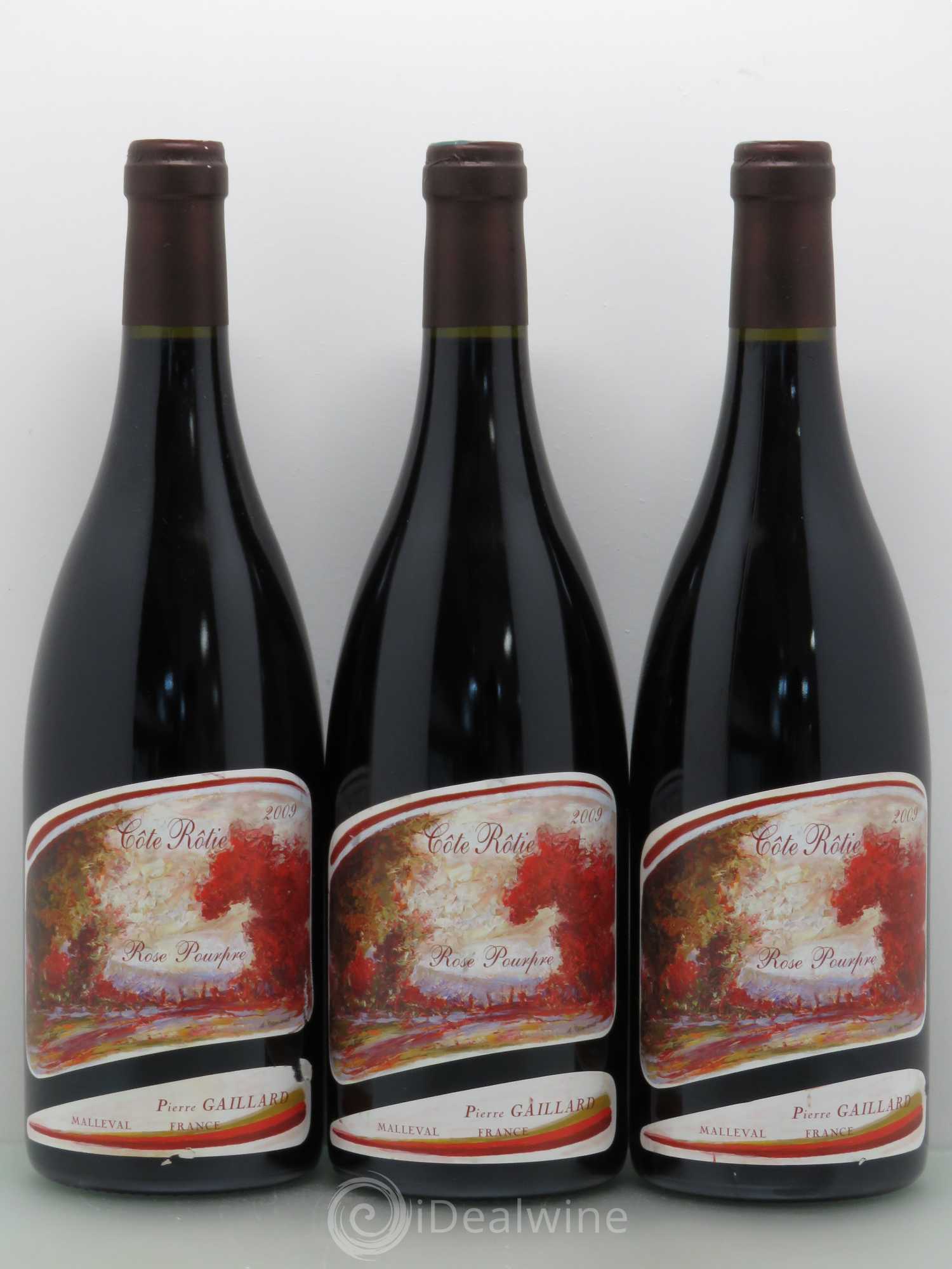 Côte-Rôtie Rose Pourpre Pierre Gaillard 2009 - Lot de 3 bouteilles - 0