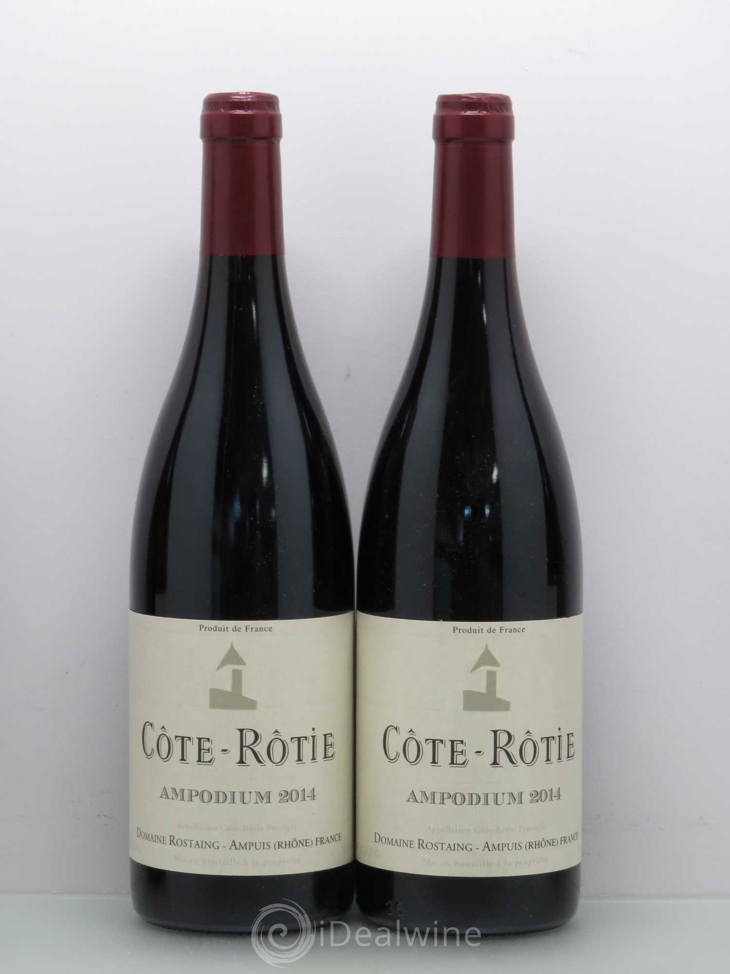 Côte-Rôtie Ampodium René Rostaing 2014 - Lot of 4 bottles - 1