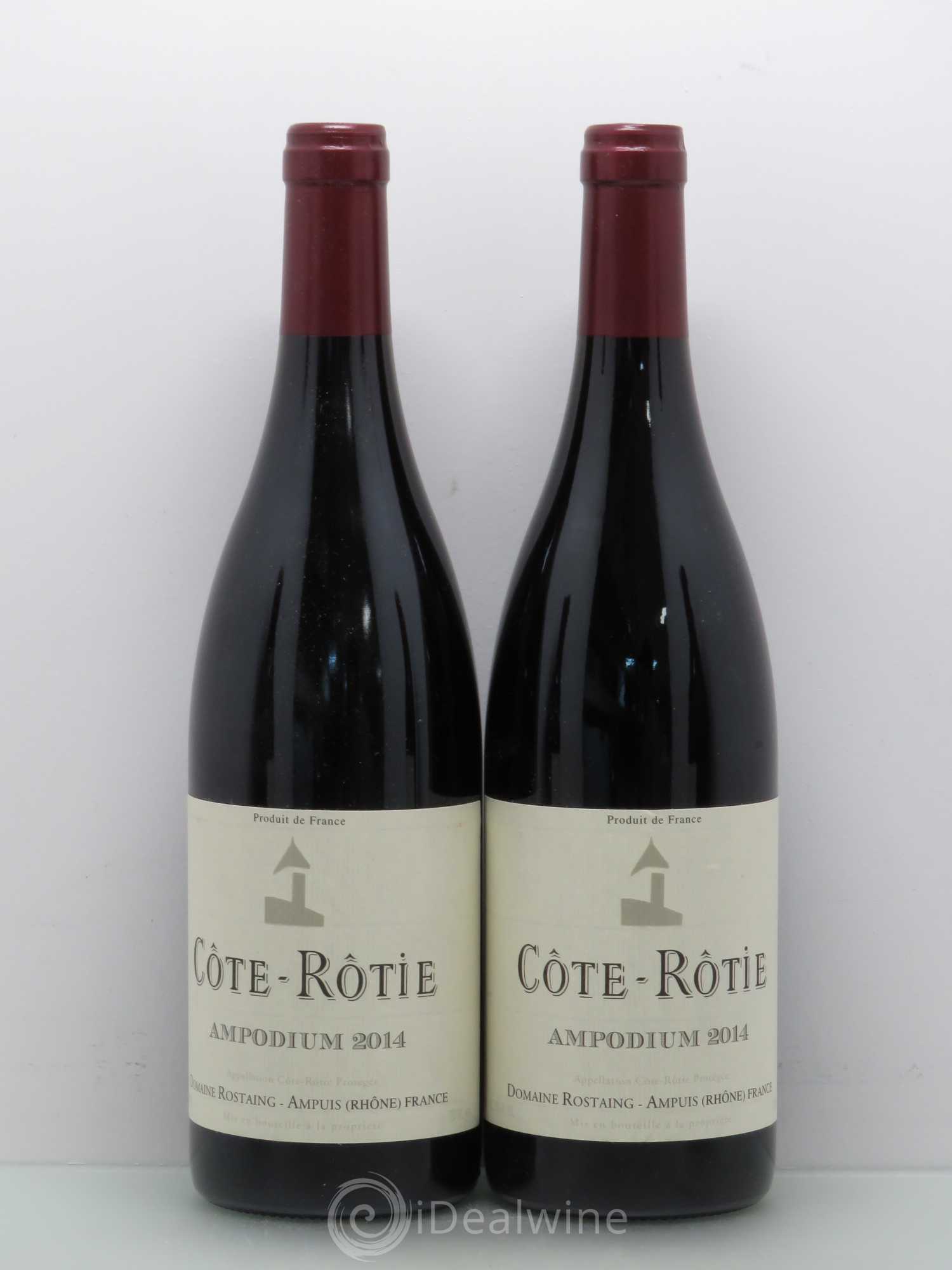 Côte-Rôtie Ampodium René Rostaing 2014 - Lot of 4 bottles - 2