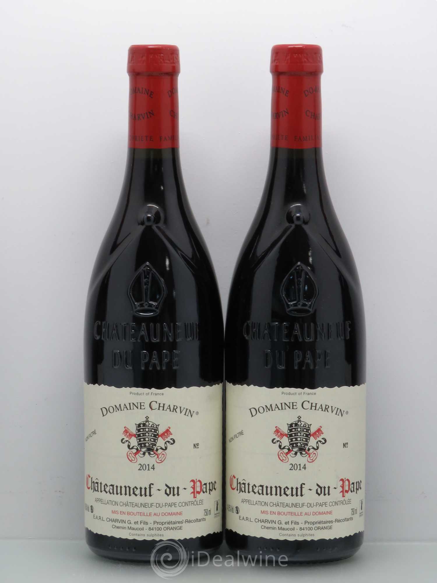 Châteauneuf-du-Pape Charvin (Domaine) 2014 - Lot de 4 bouteilles - 1