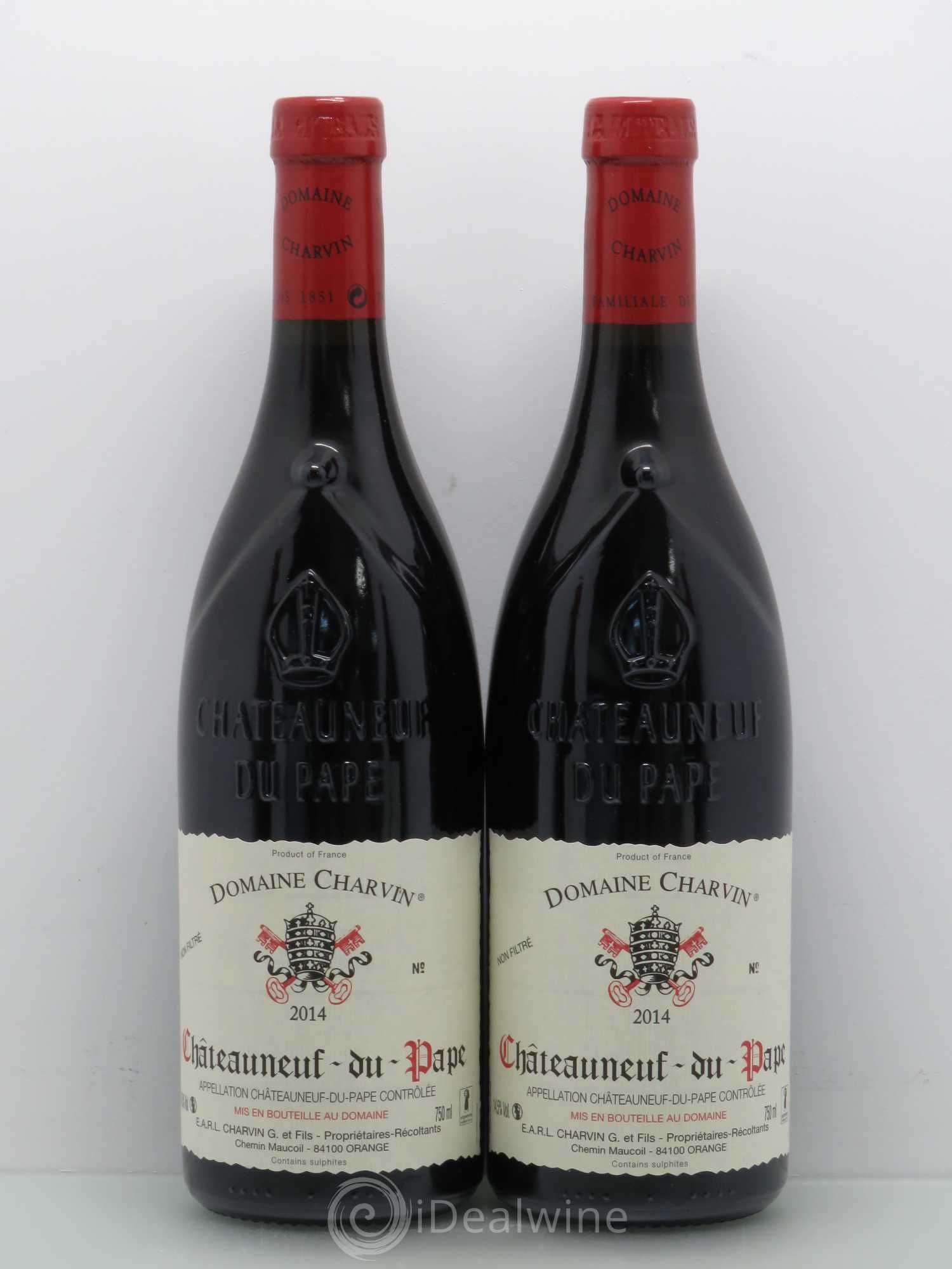 Châteauneuf-du-Pape Charvin (Domaine) 2014 - Lot de 4 bouteilles - 2