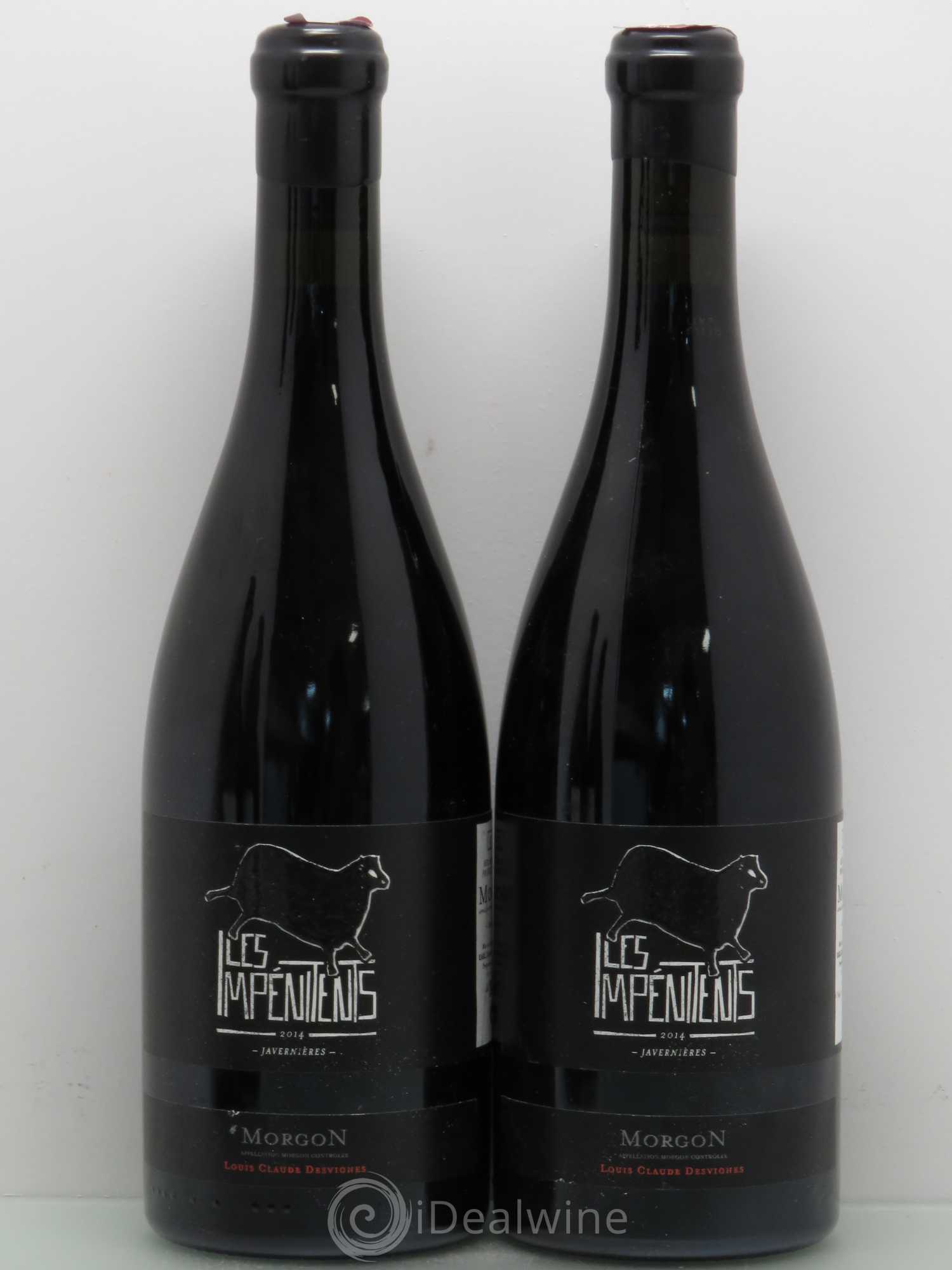 Morgon Javernières Les Impénitents Louis-Claude Desvignes Javernieres  2014 - Lot de 4 bouteilles - 1