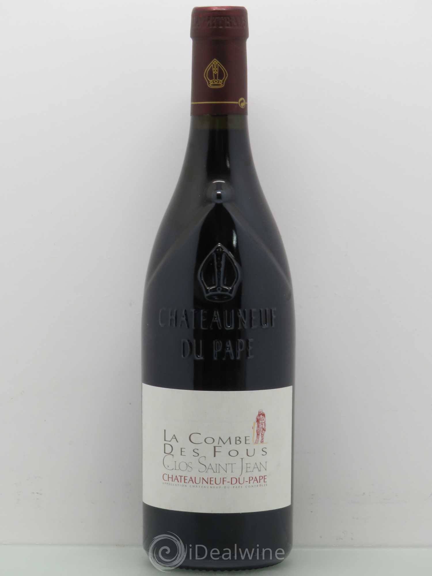 Châteauneuf-du-Pape Clos Saint-Jean La Combe des Fous Pascal et Vincent Maurel 2011 - Lot de 1 bouteille - 0