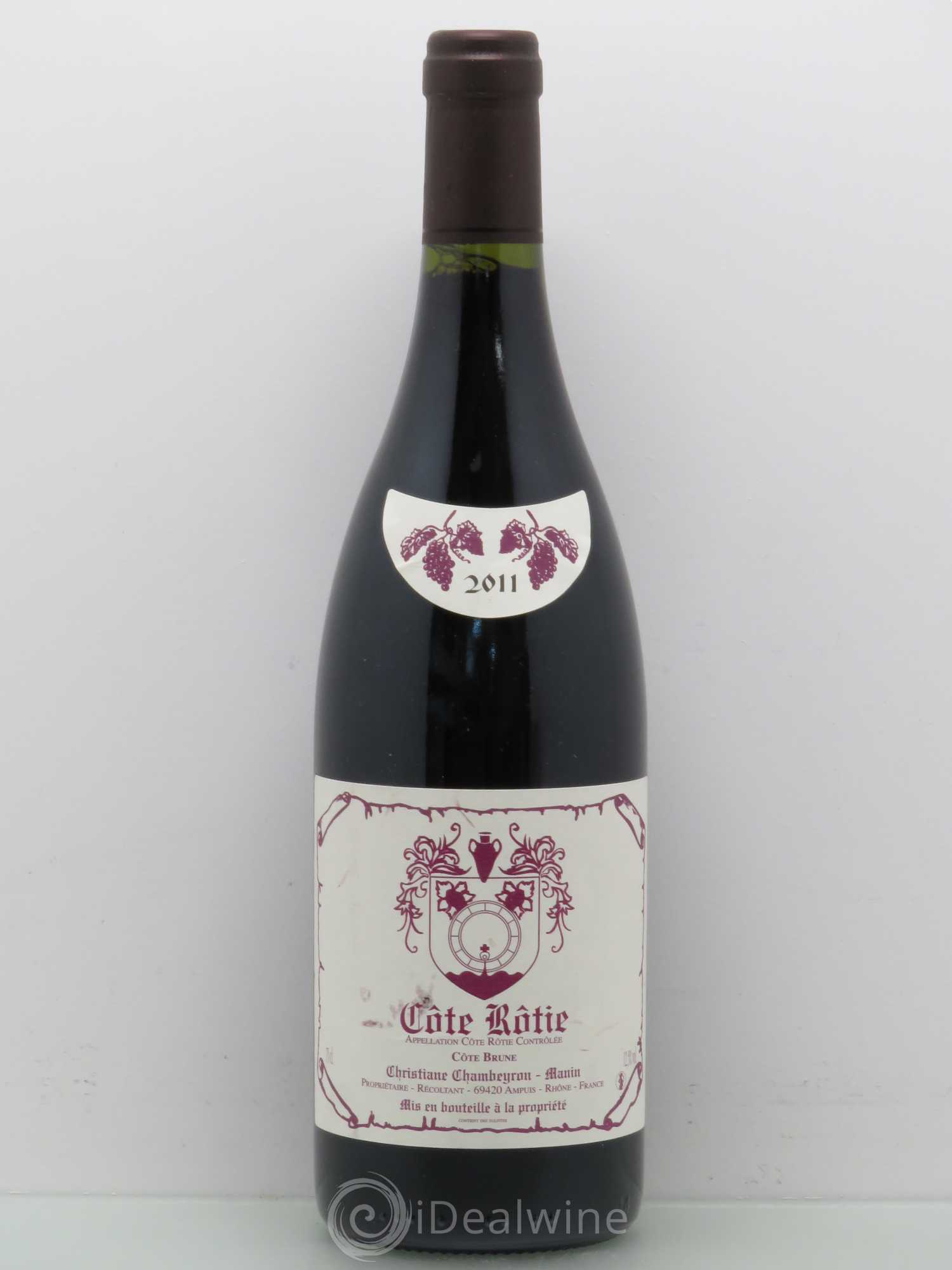 Côte-Rôtie Domaine Chambeyron Manin Brune 2011 - Lot de 1 bouteille - 0