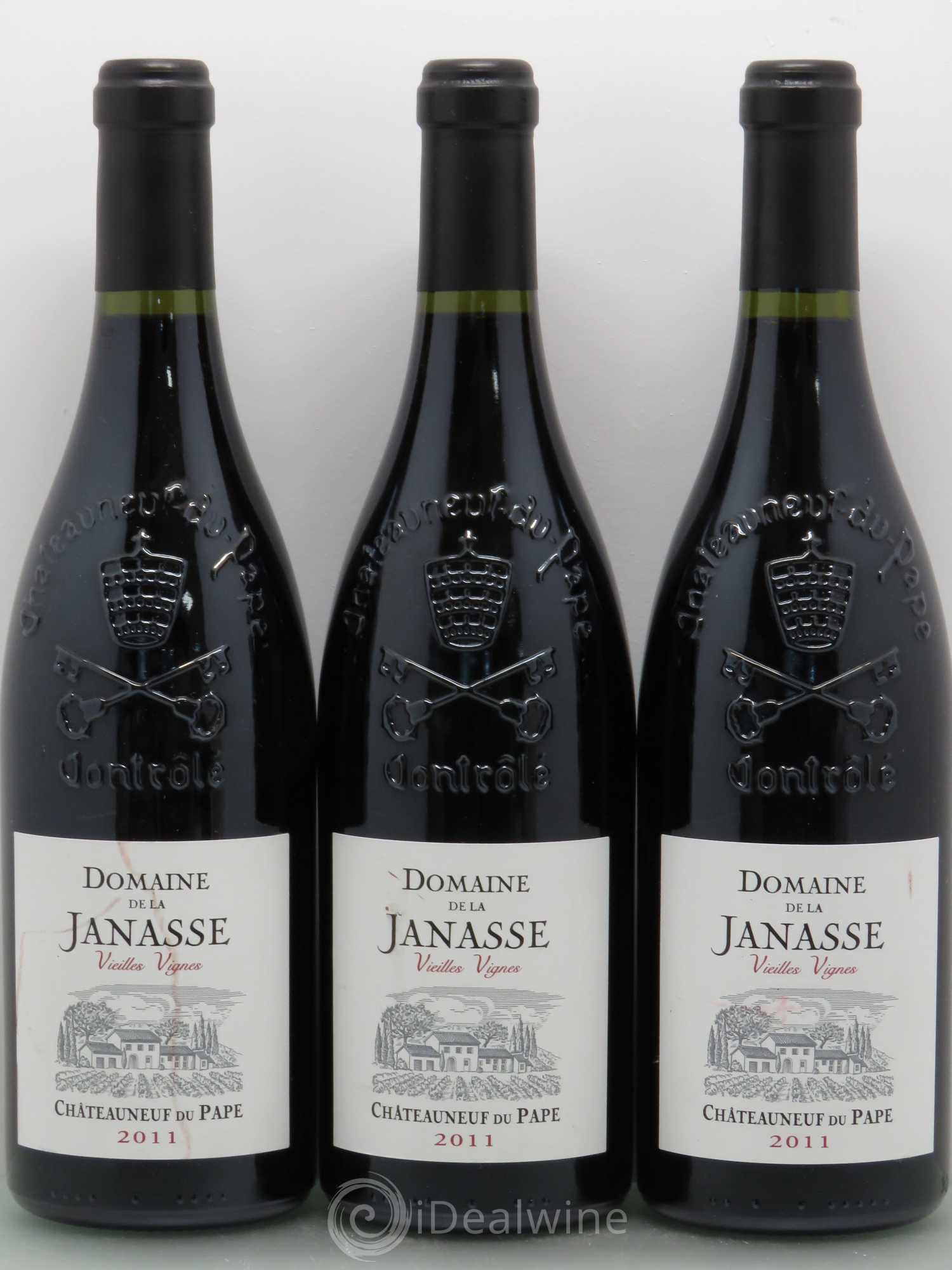 Châteauneuf-du-Pape Cuvée Vieilles Vignes La Janasse (Domaine de) 2011 - Lot de 3 bouteilles - 0