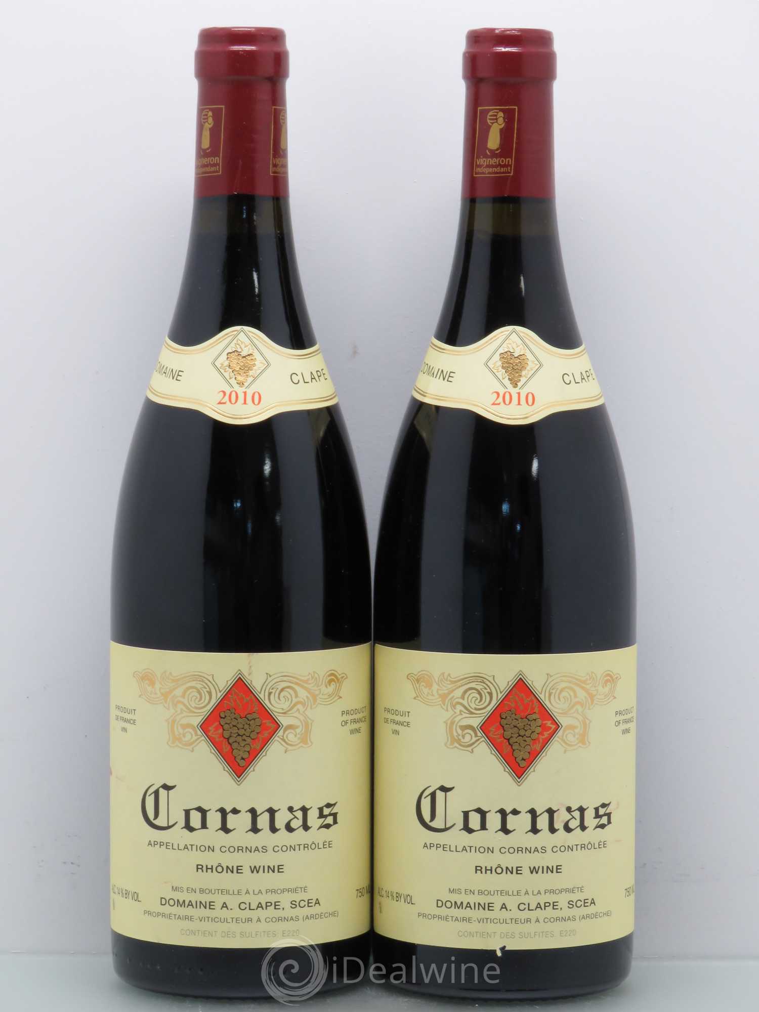Cornas Auguste Clape 2010 - Lot de 2 bouteilles - 0