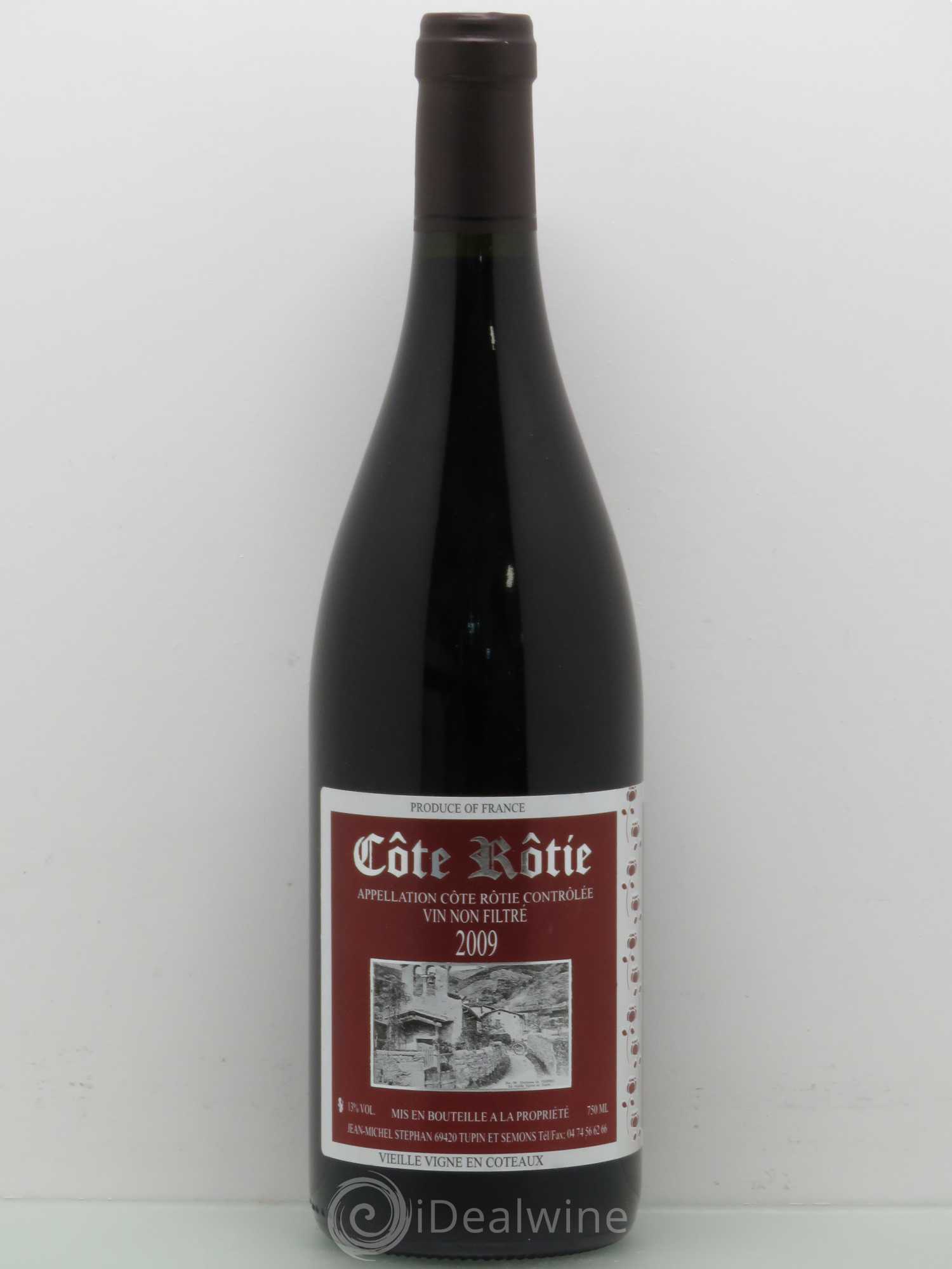 Côte-Rôtie Jean-Michel Stephan 2009 - Posten von 1 Flasche - 0