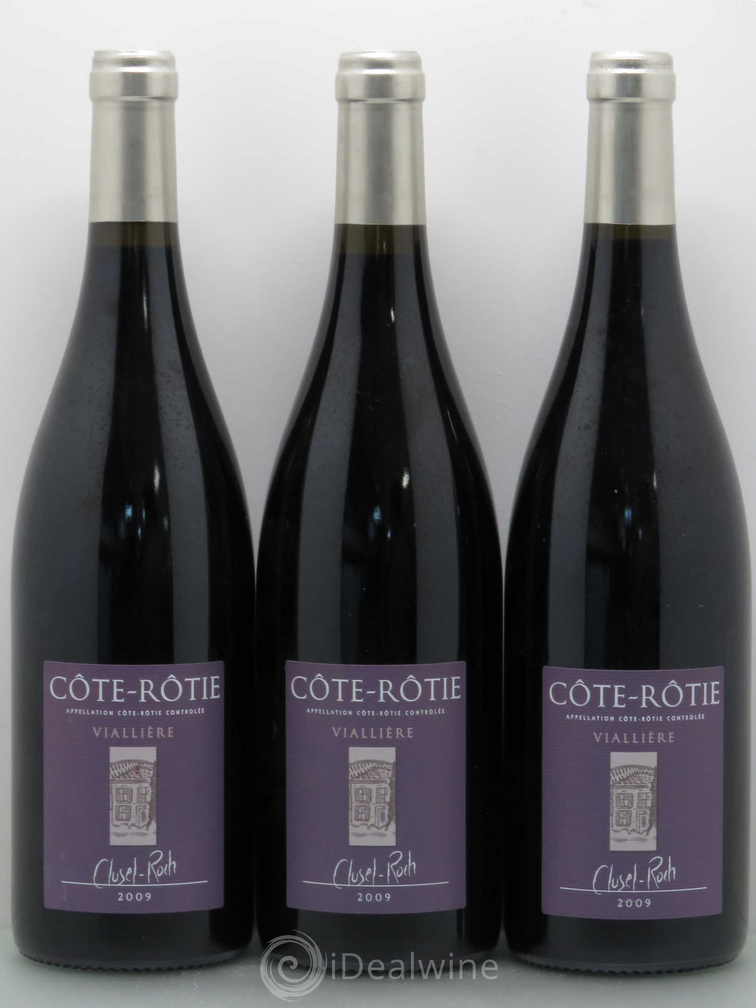 Côte-Rôtie Viallière Clusel-Roch 2009 - Posten von 3 Flaschen - 0