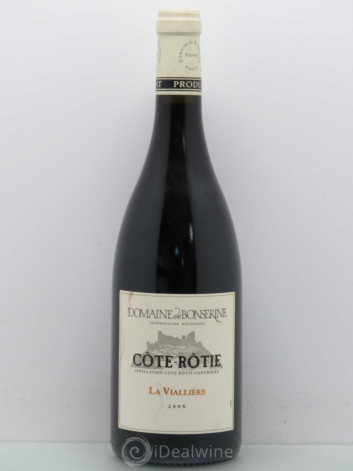 Côte-Rôtie La Viallière Bonserine (Domaine de) 2006 - Lot de 1 bouteille - 0