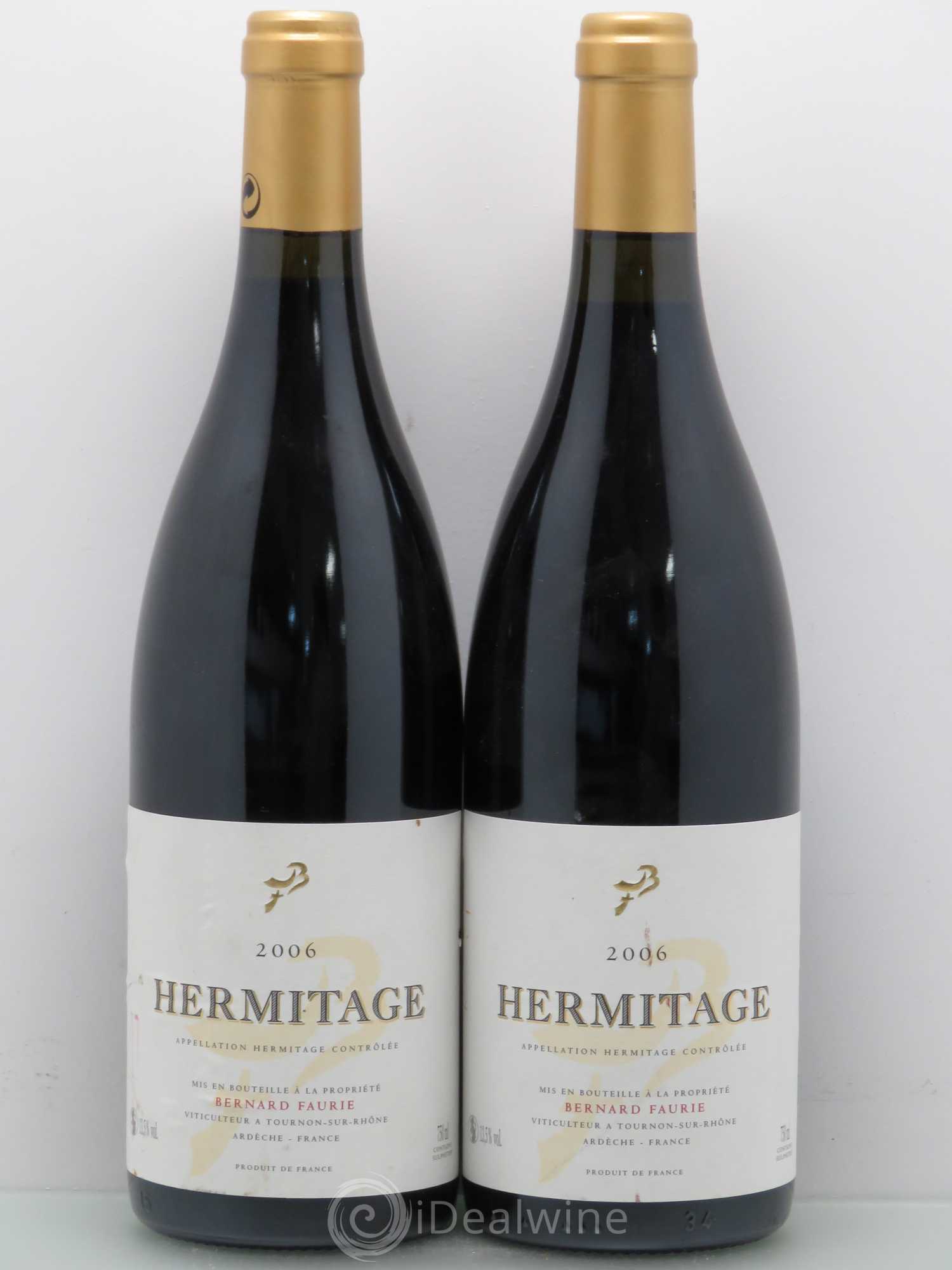 Hermitage Domaine Faurie 2006 - Posten von 2 Flaschen - 0