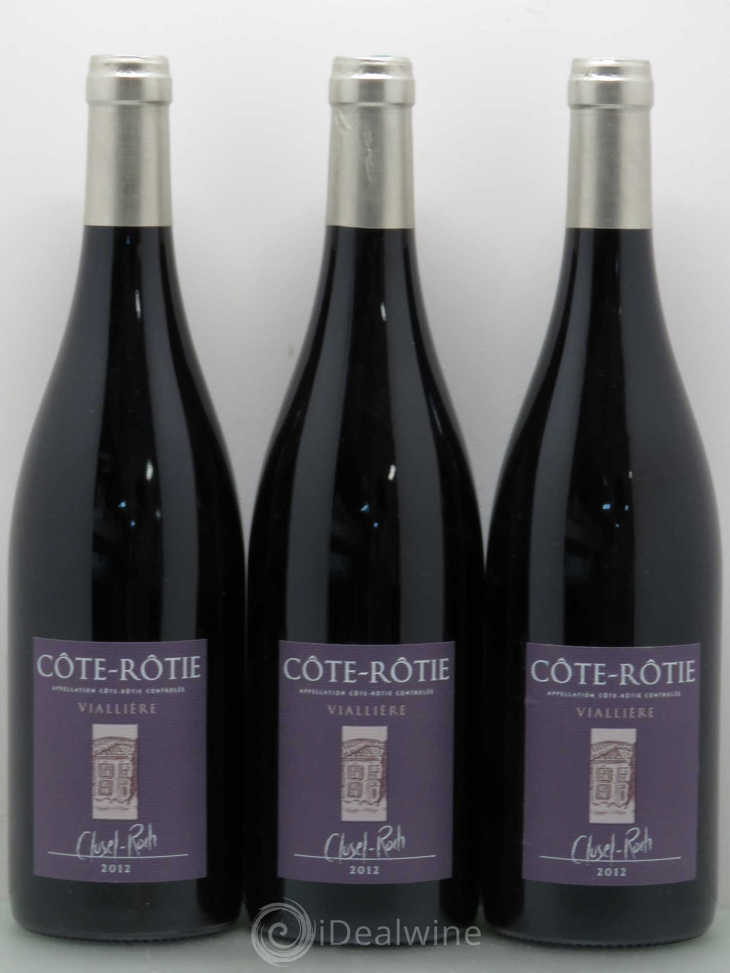 Côte-Rôtie Viallière Clusel-Roch 2012 - Posten von 3 Flaschen - 0