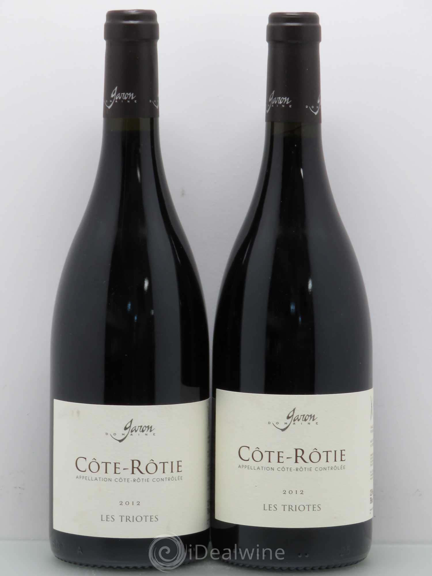 Côte-Rôtie Domaine Garon Triottes 2012 - Posten von 2 Flaschen - 0